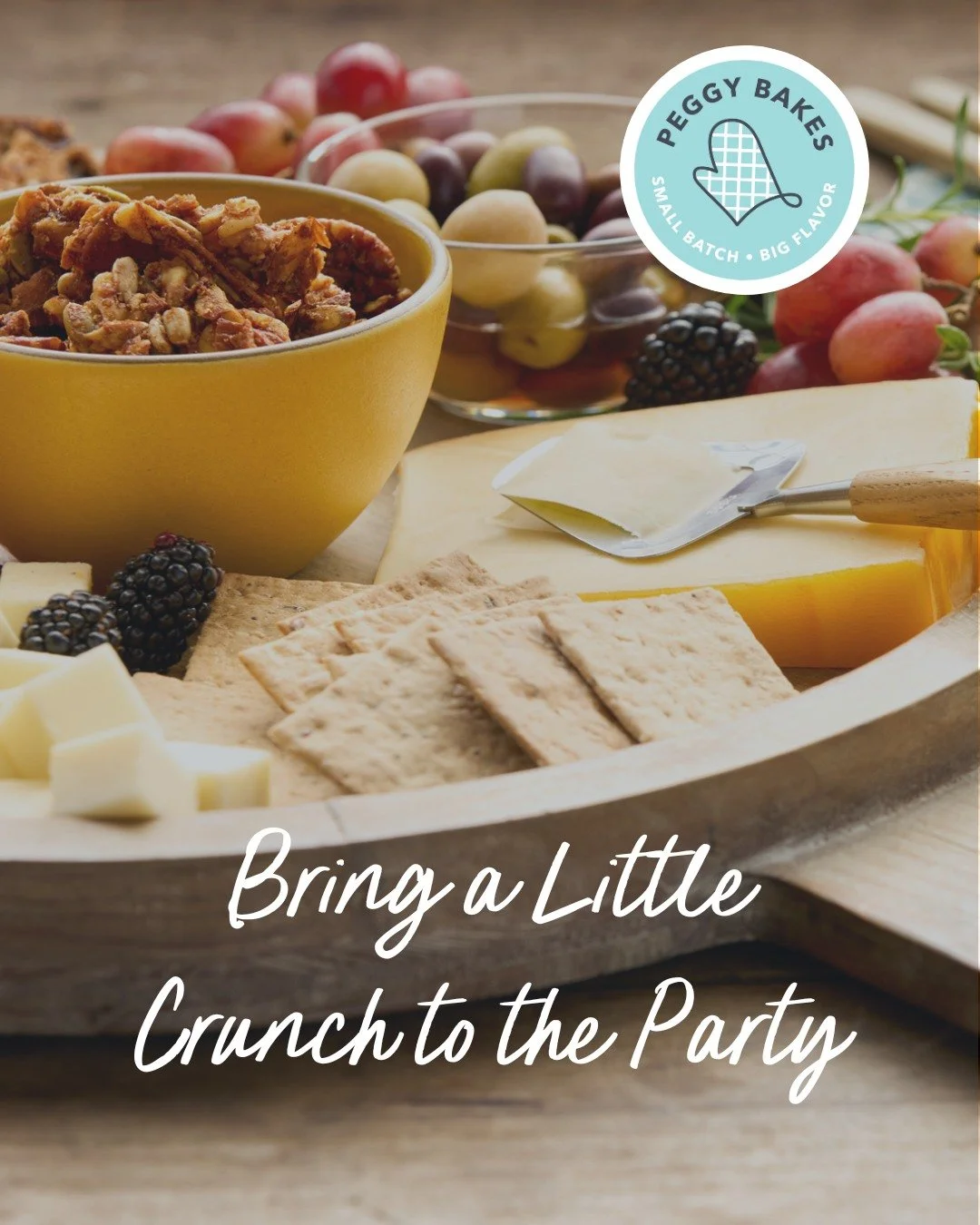 Planning holiday gatherings? Granola is one of the easiest ways to add a little sweetness, a little crunch, and a whole lot of &ldquo;Wait&hellip; what is that?!&rdquo; to your charcuterie board. 

If you love being prepared, you can order ahead and 