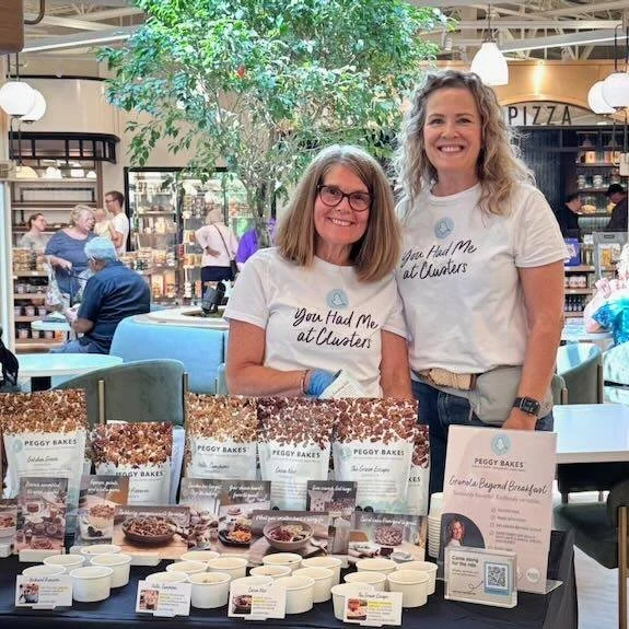 We sampled at the Woodlake Market grand reopening and nearly ran out of granola halfway through the day.

If you stopped by the table &mdash; thank you for tasting, for asking about the gluten-free facility, and for taking a bag home. If you couldn't
