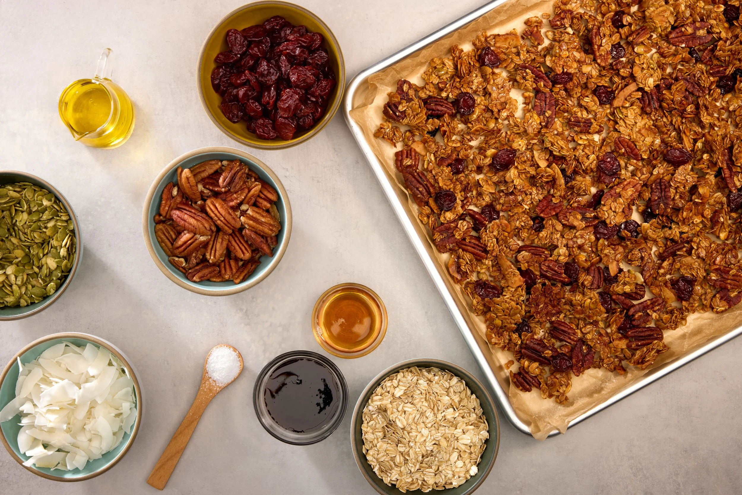 Peggy Bakes Cherry Pecan and ingredients