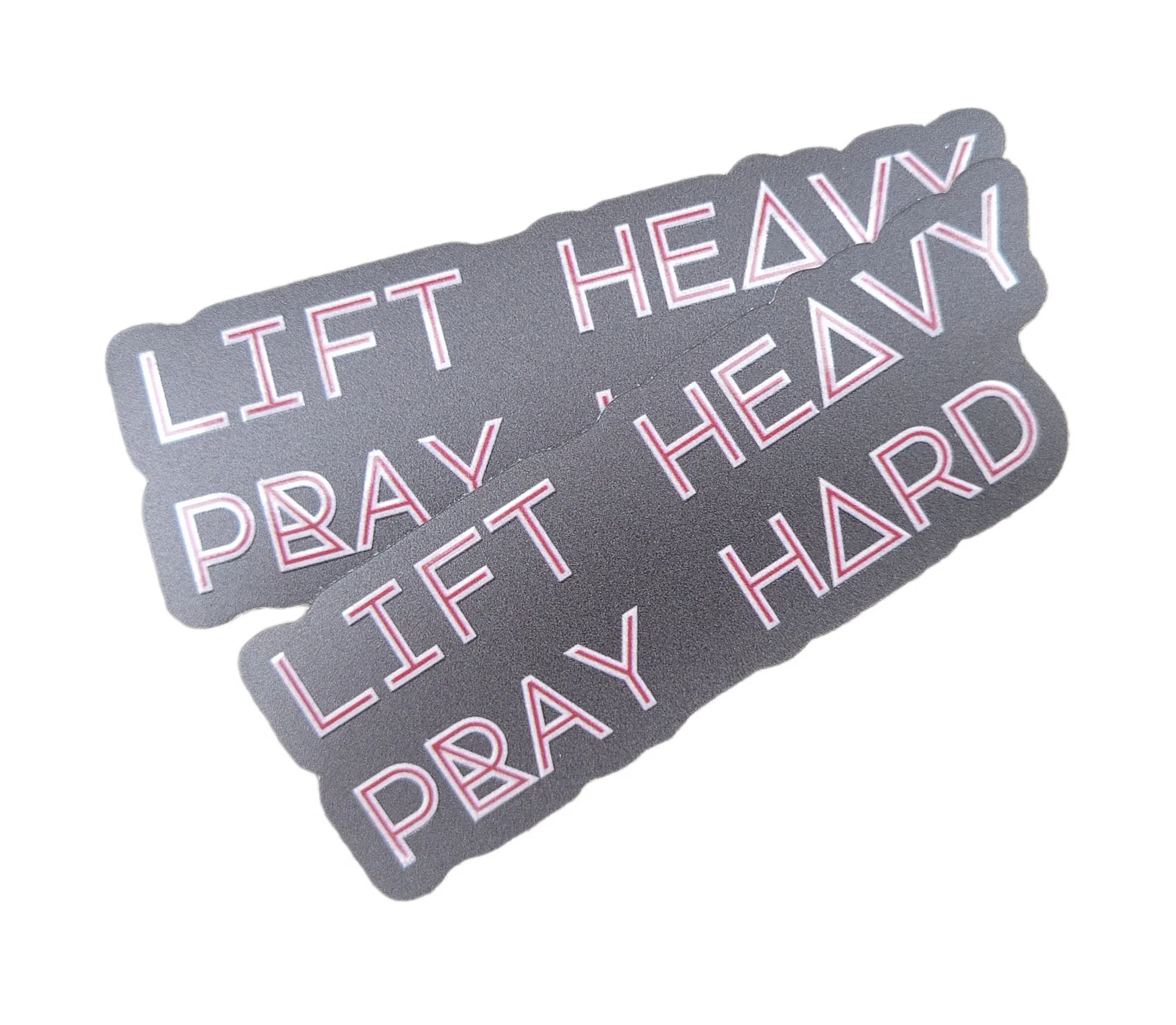Lift Heavy Pray Hard Sticker
