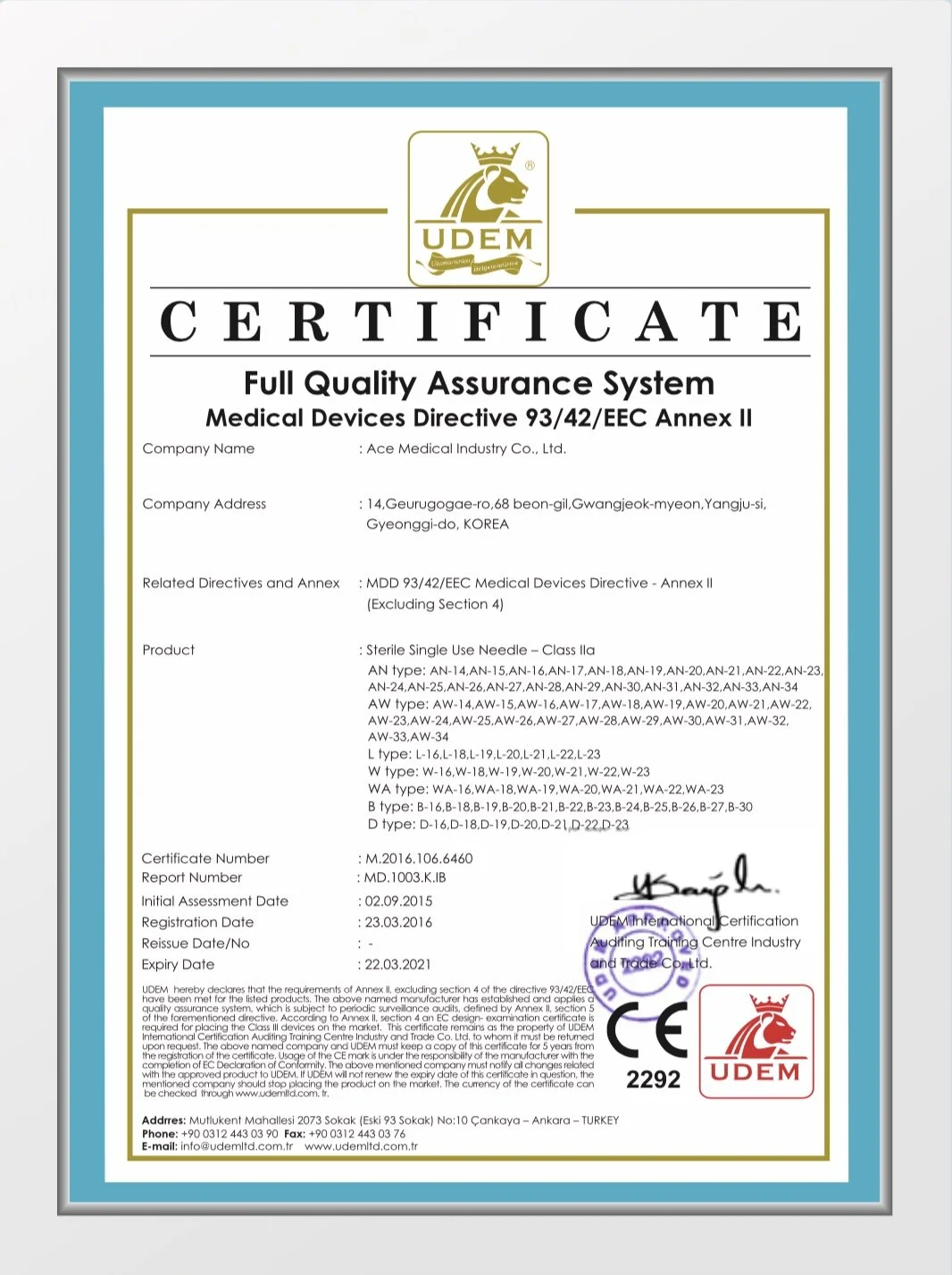 ACE cannula medical device CE Certificate.PNG