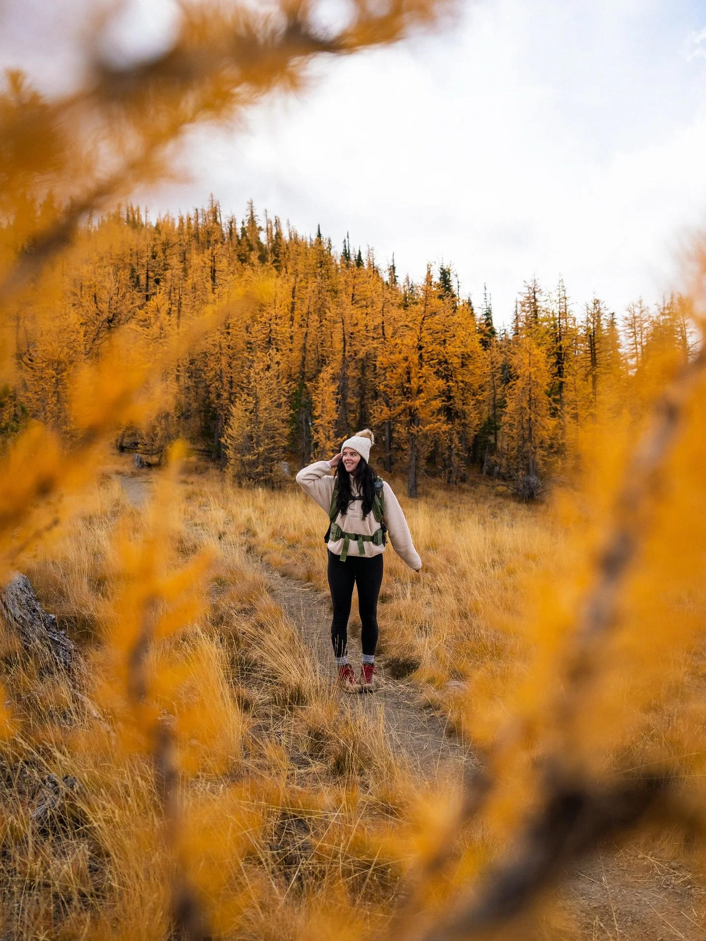 happy october 🧡

my favorite month of the year, filled with crisp + colorful trails, golden larch trees and snow dusted mountain peaks. I can&rsquo;t wait to keep chasing all the beautiful fall colors here in the pnw this season!

if you&rsquo;re lo