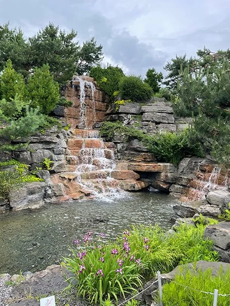 Waterfall in the Alpine Garden