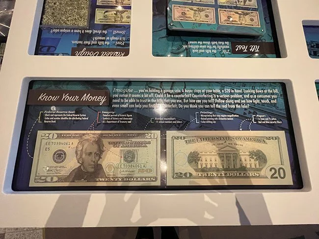 Counterfeit Money Exhibit