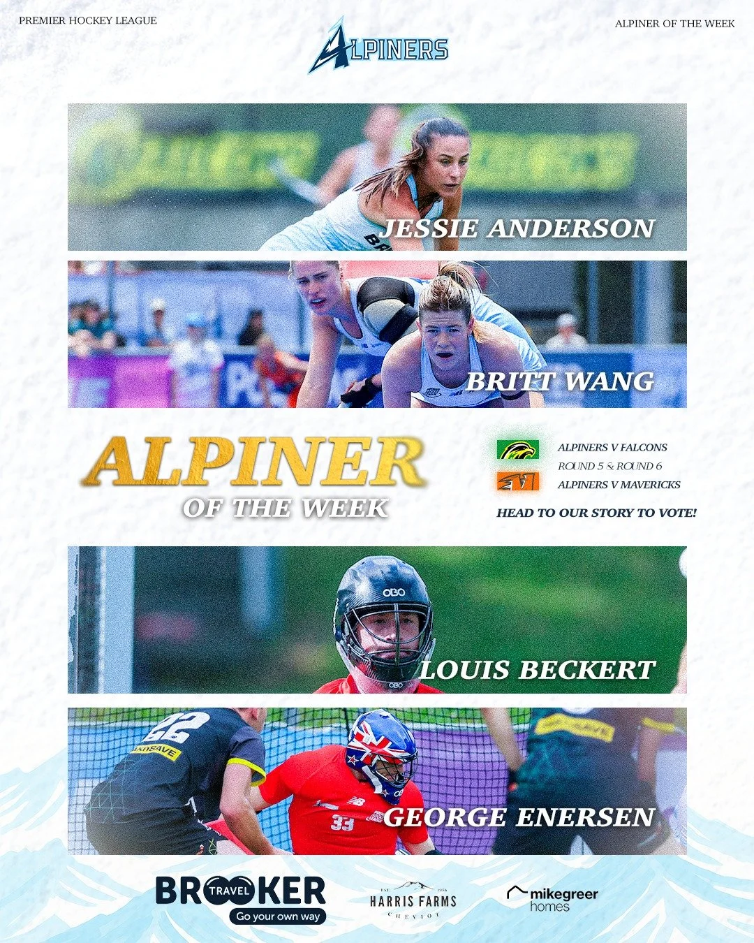 ✨ Four superstars from a tough weekend on the turf - who is your Alpiner of the Week?

📲 Head to our story to cast your vote!