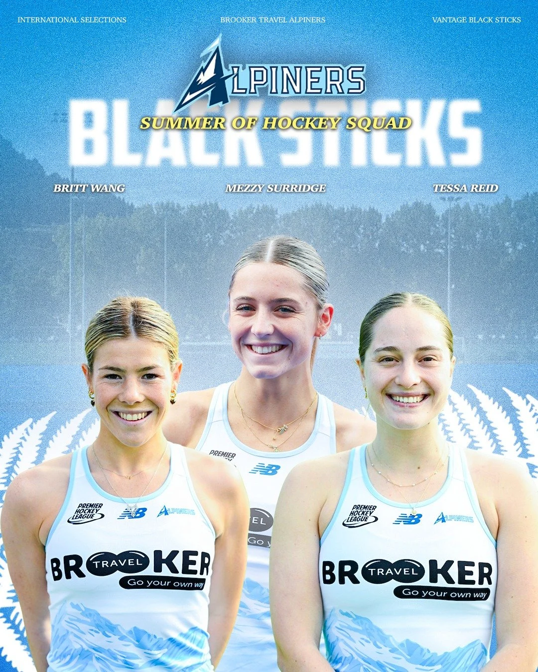 ✨ Three of ours in the black dress ✨

Britt Wang, Mezzy Surridge and Tessa Reid will be turning out for the Black Sticks at the Summer of Hockey taking place in Dunedin this January!

🎟️ Make sure to head to the Black Sticks website for ticket infor