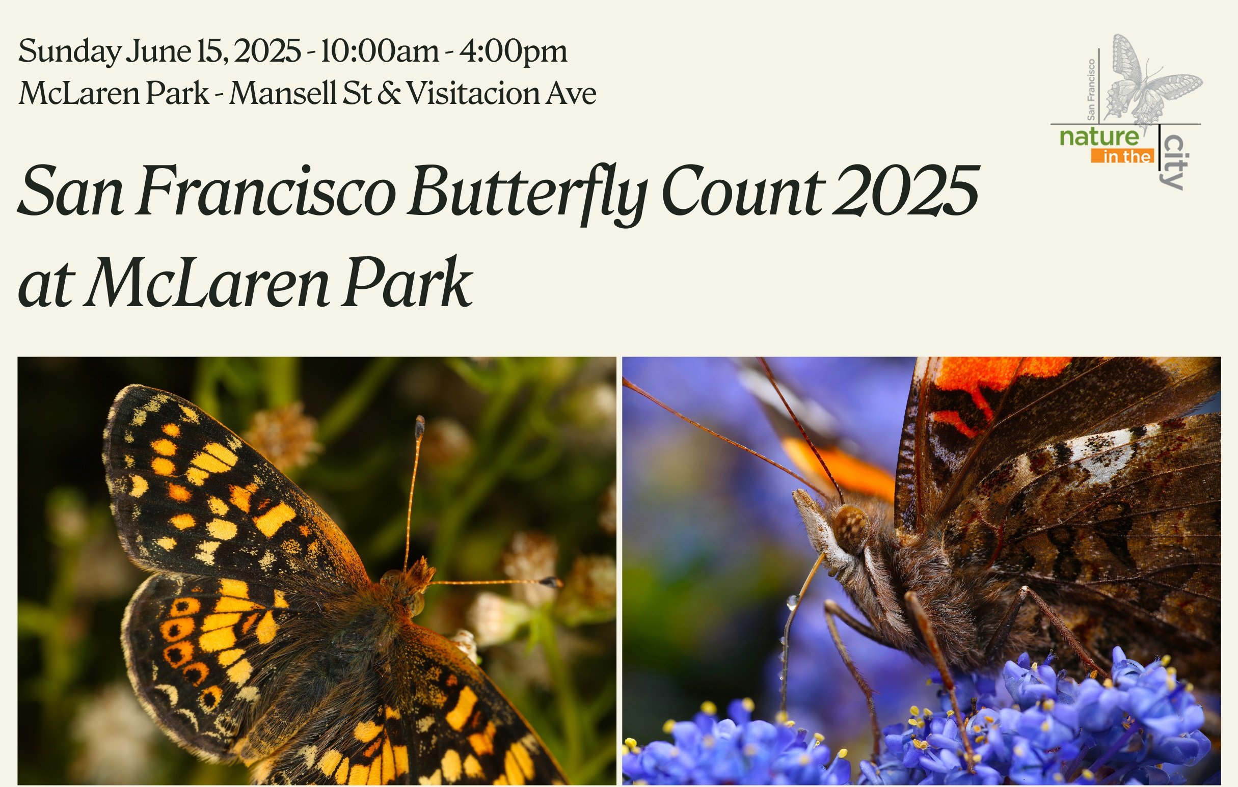 SF Butterfly Count 2025 - McLaren Park