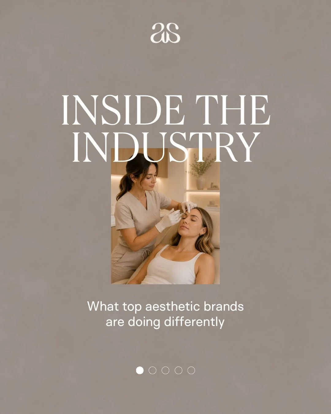 INSIDE THE INDUSTRY | What top aesthetic brands are doing differently ✨

The practices growing right now aren&rsquo;t just posting more.
They&rsquo;re positioning better.

The difference? It&rsquo;s intentional.

&rarr; Provider-led content that buil