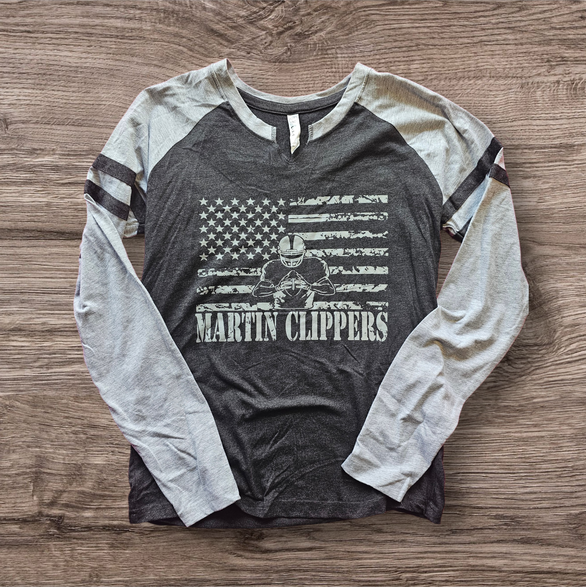 Ladies Long sleeve flag