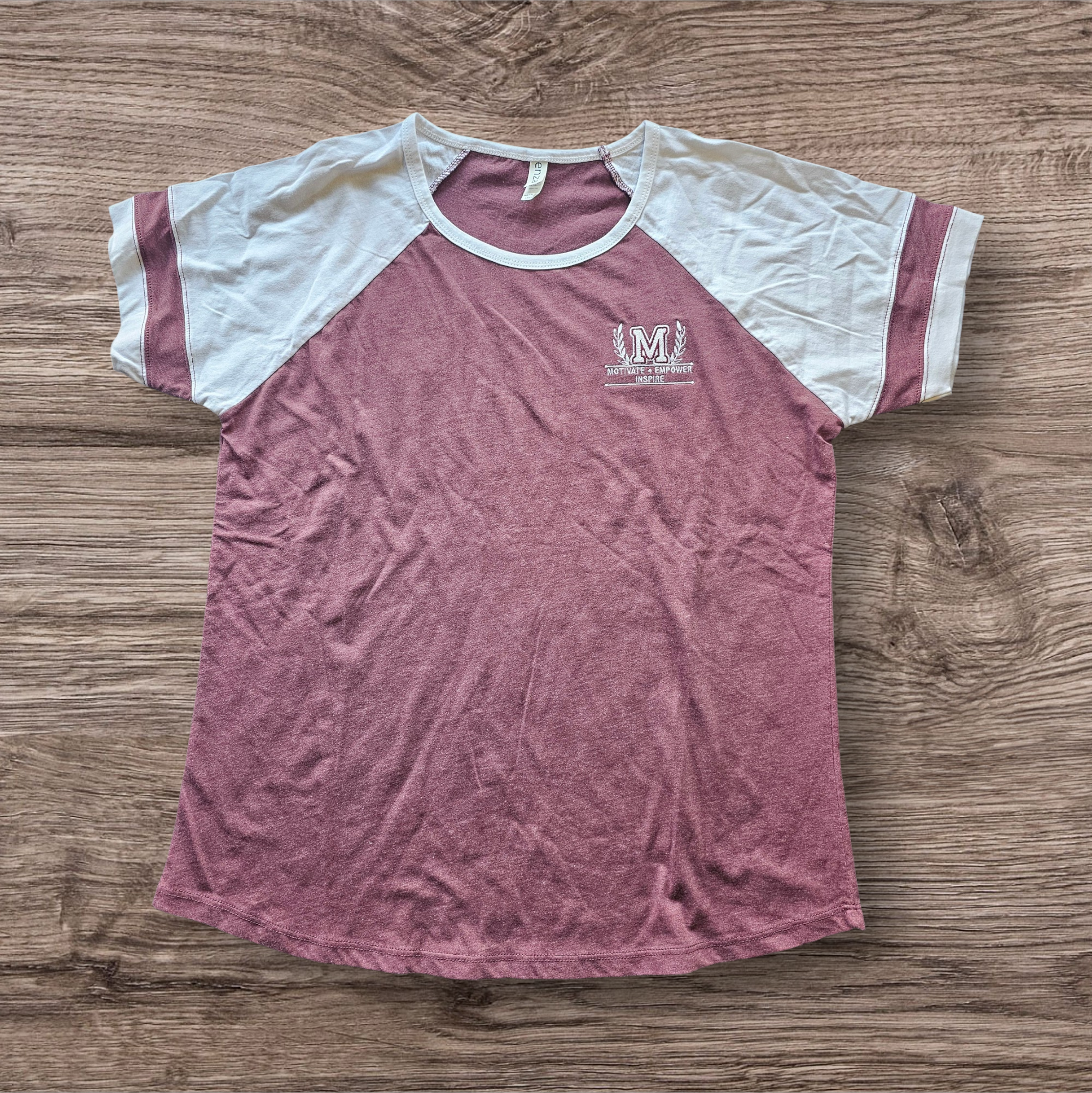 Ladies embroidered tee