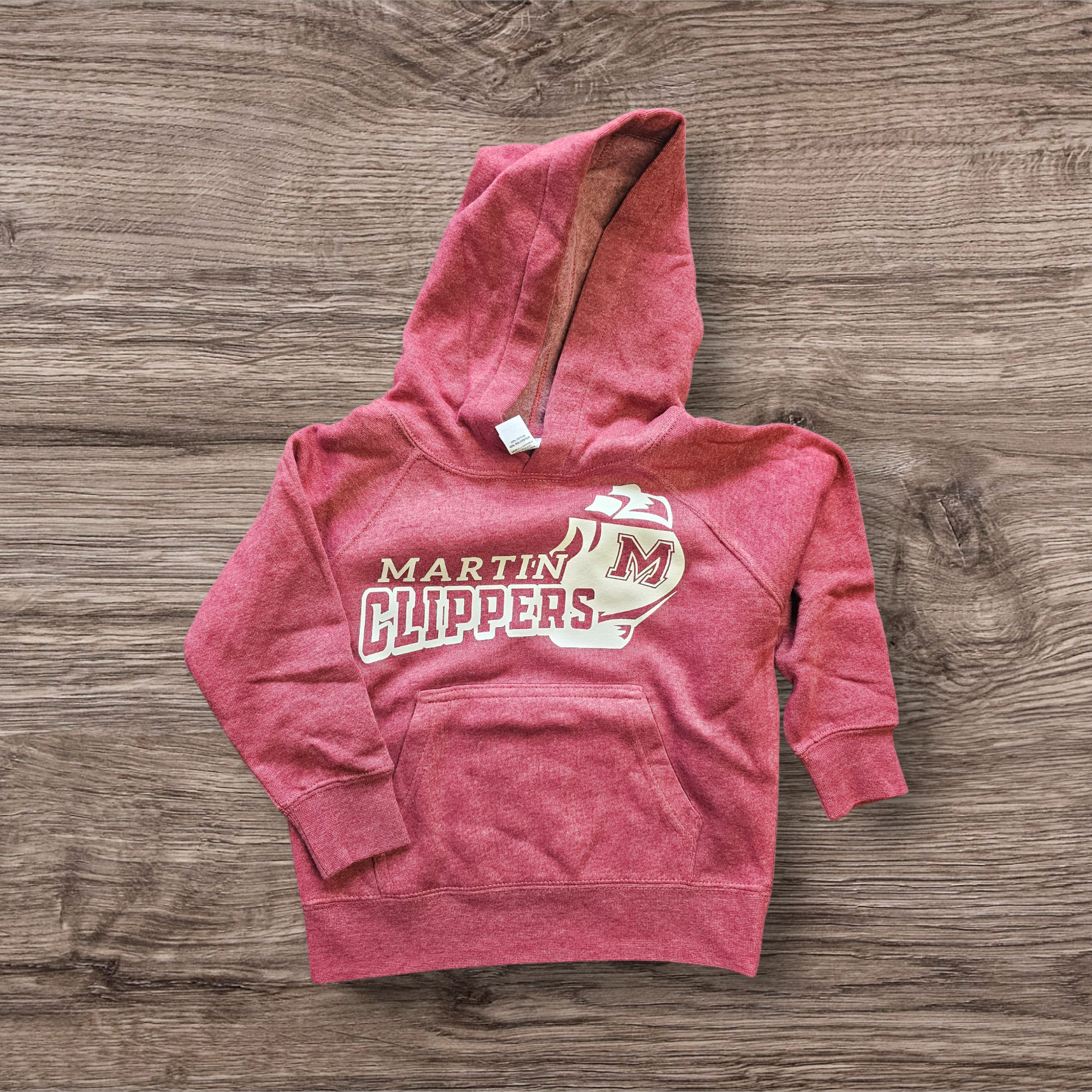 2T Heather Maroon hoodie