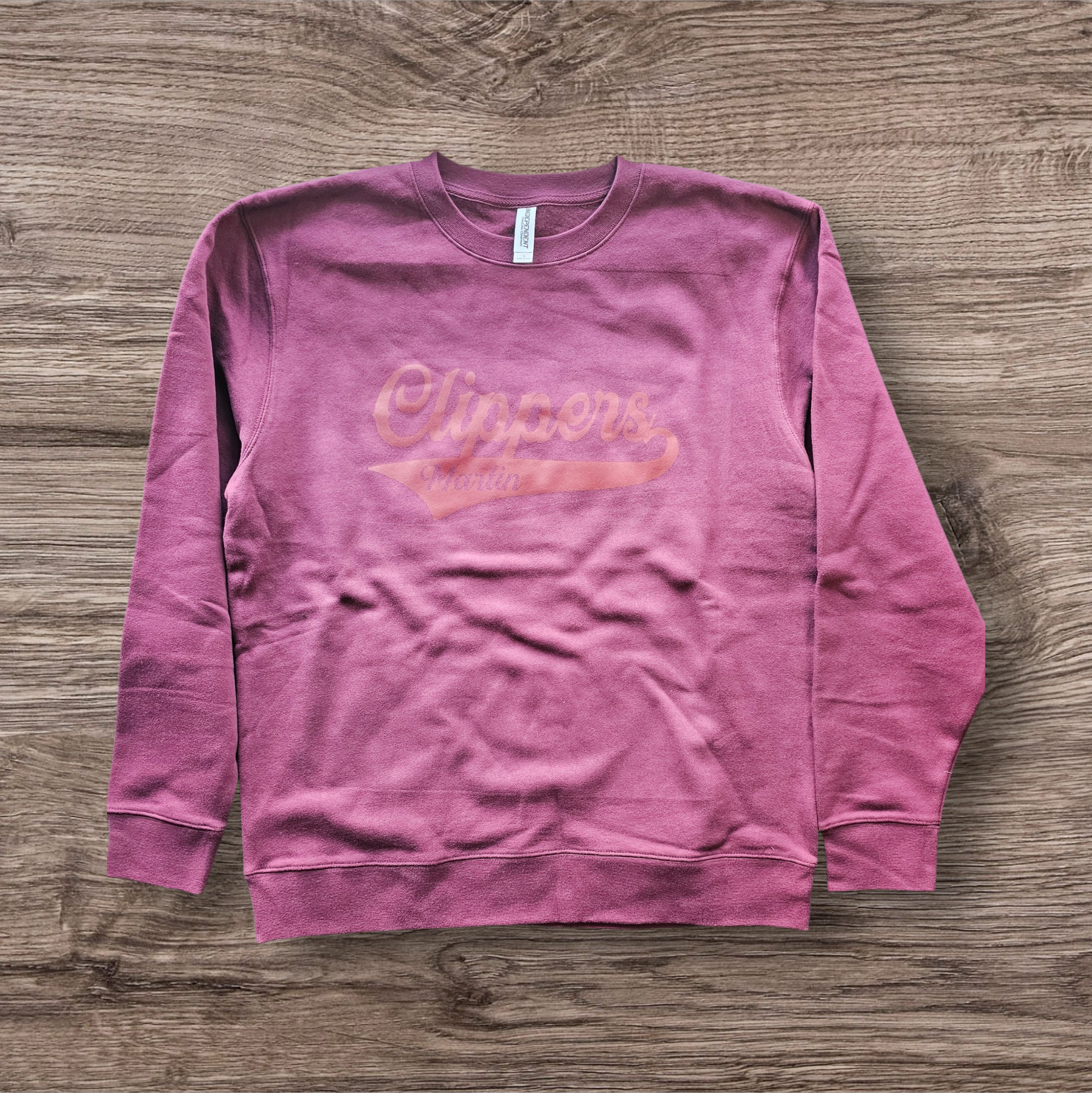 Maroon on Maroon Crewneck