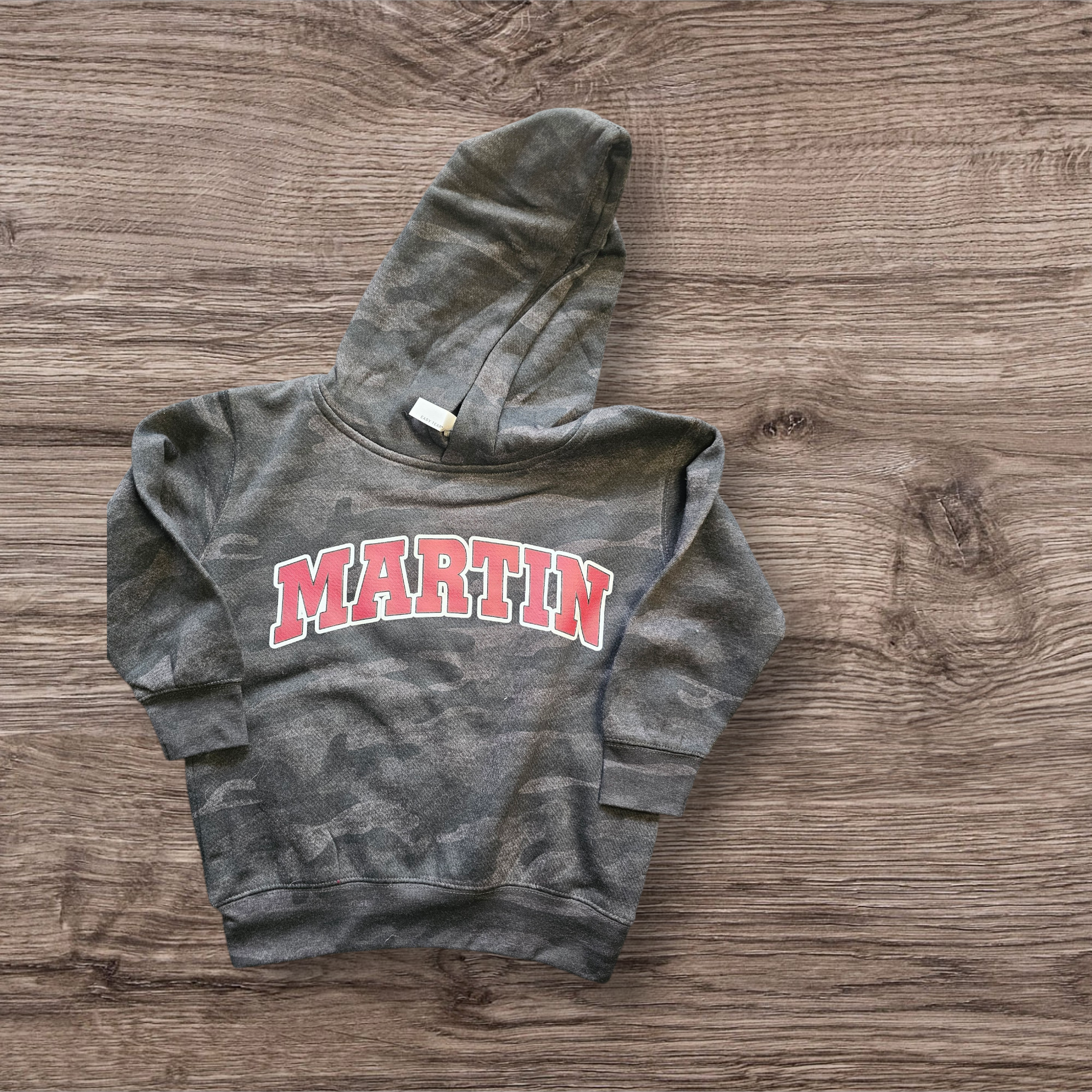 Toddler camo hoodie