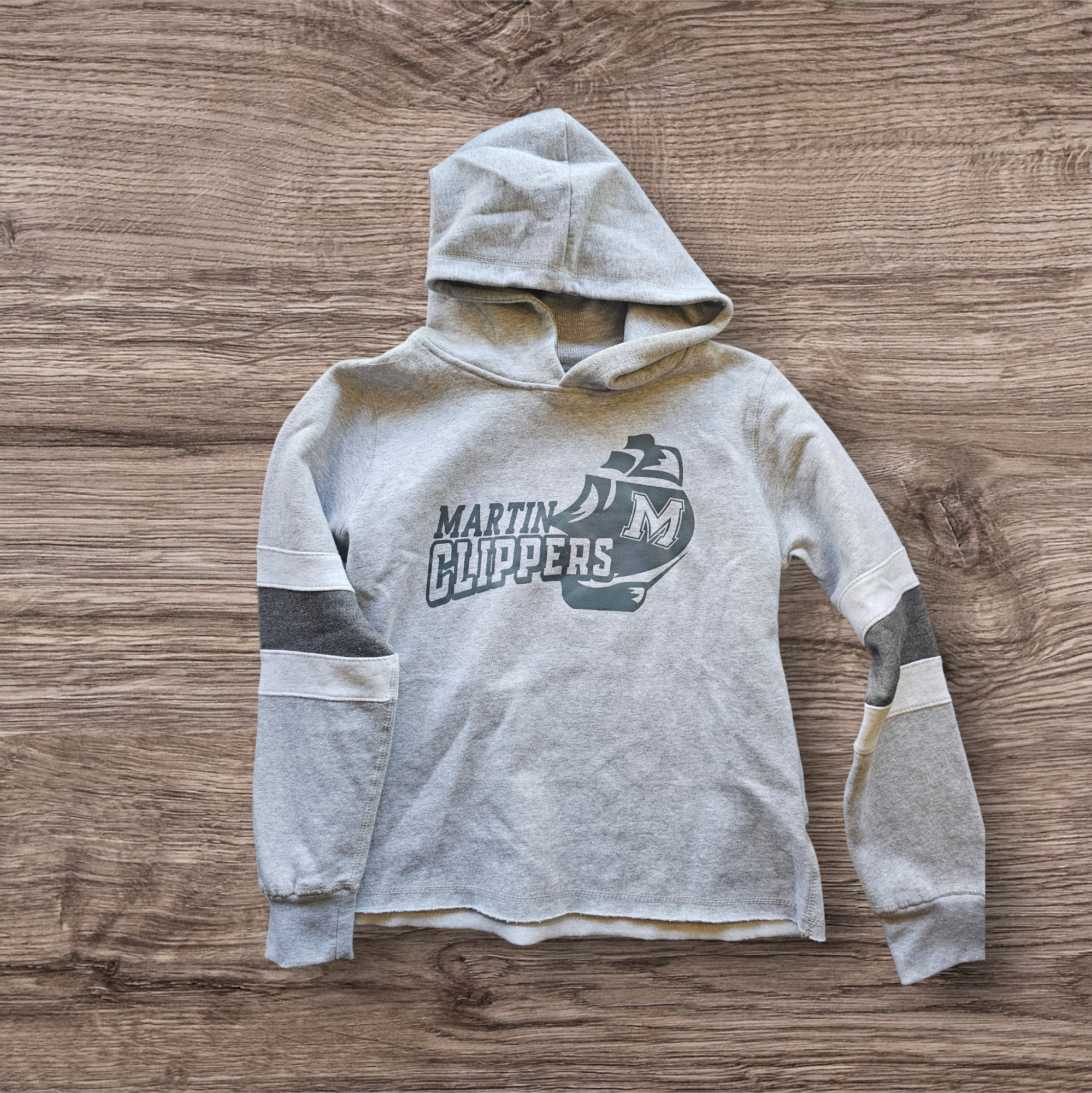 Ladies two tone hoodie