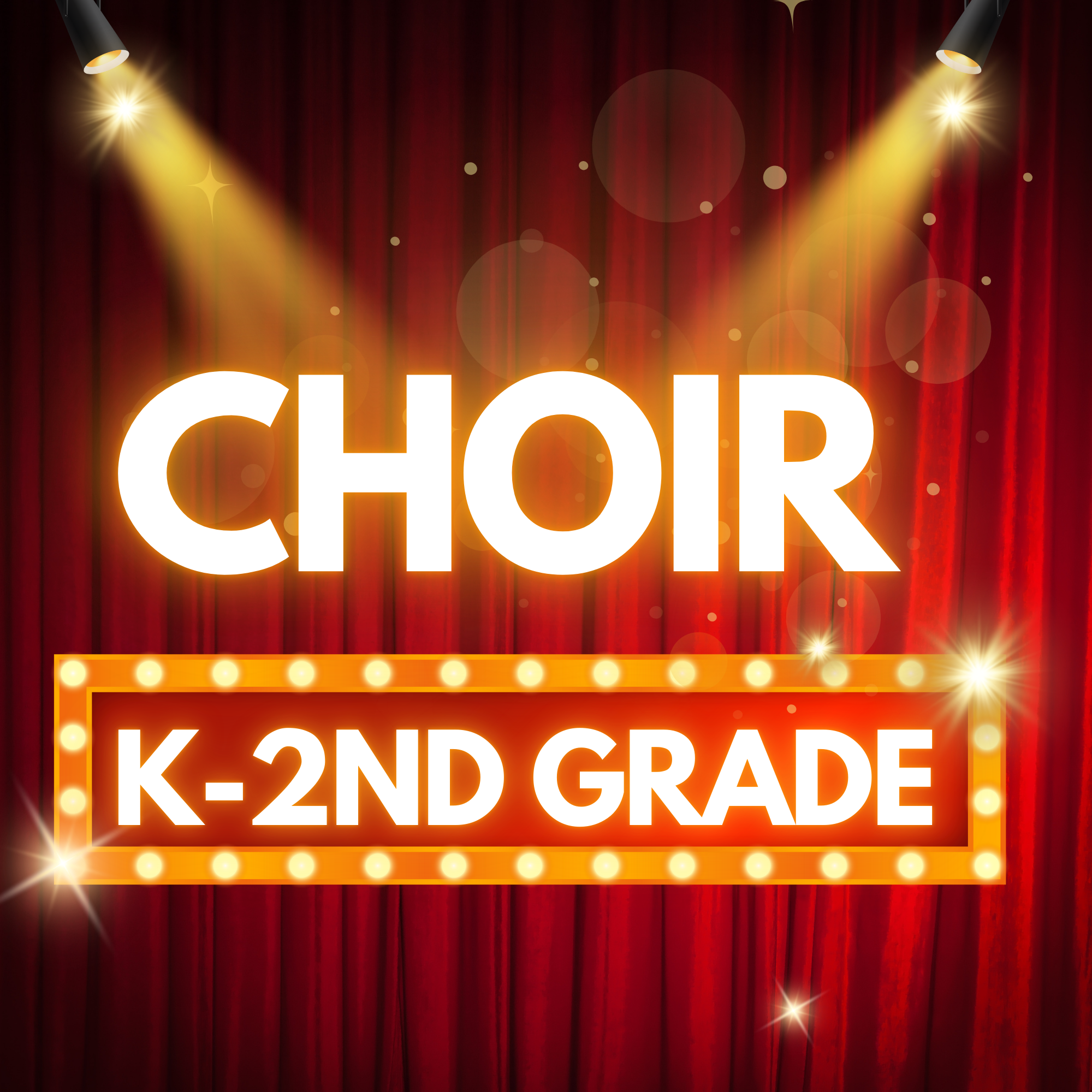 Choir K-2nd Mondays 2:45 - 3:45pm