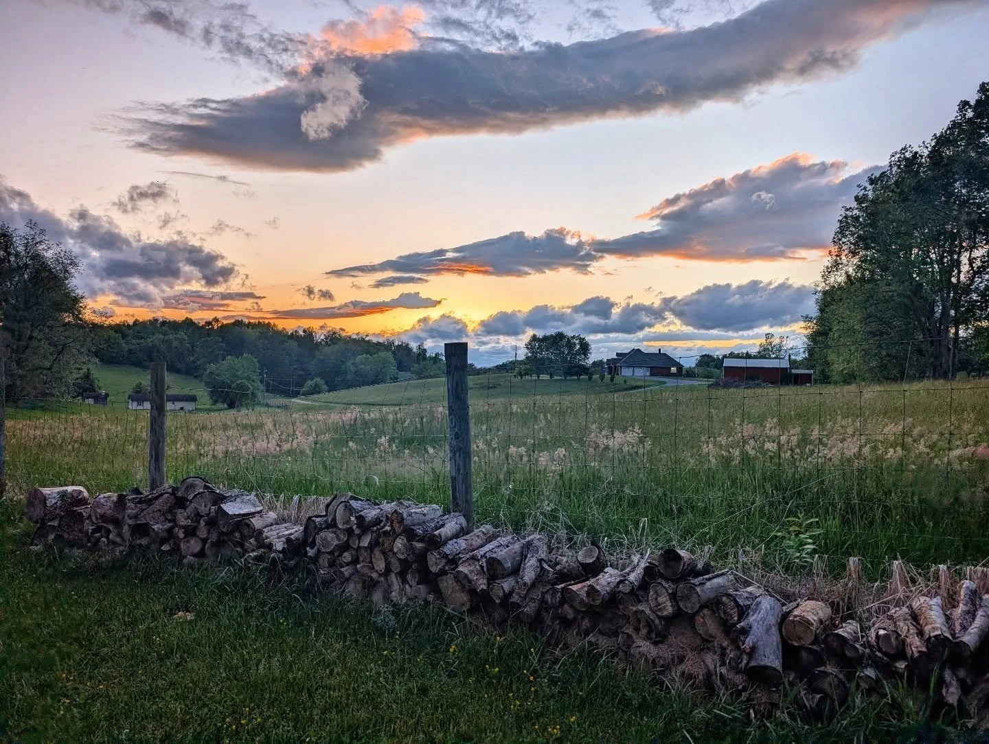 Sunset over the wood pile

#woodpile #sunset #eveningwalk #ruralamerica #notallwhowanderarelost