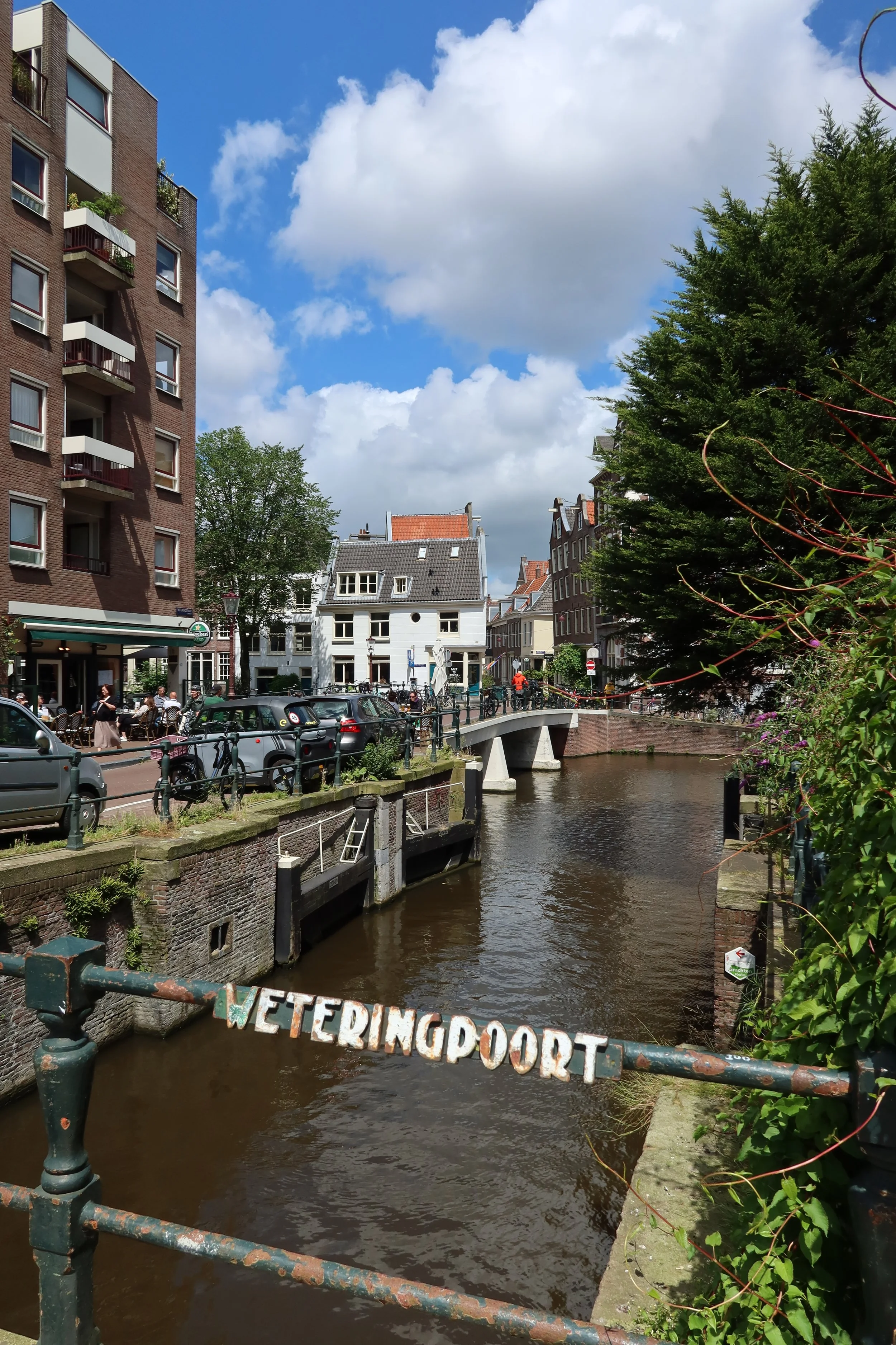 Weteringport Canal, Amsterdam, Netherlands July 2024