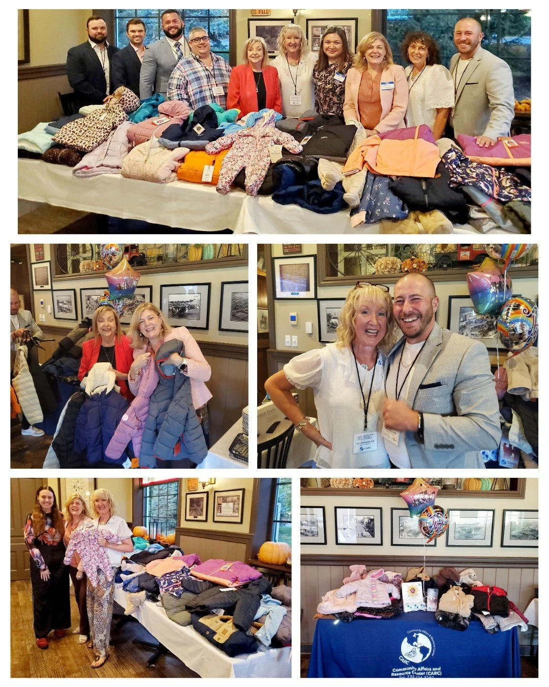We are so grateful to @companiesandcharitiesconnected  for hosting their Cocktails, Coats &amp; Connections childrens coat drive and fundraiser to benefit CARC last night at Huddy's in Colts Neck! This wonderful networking group lead by Jeremy Faberl