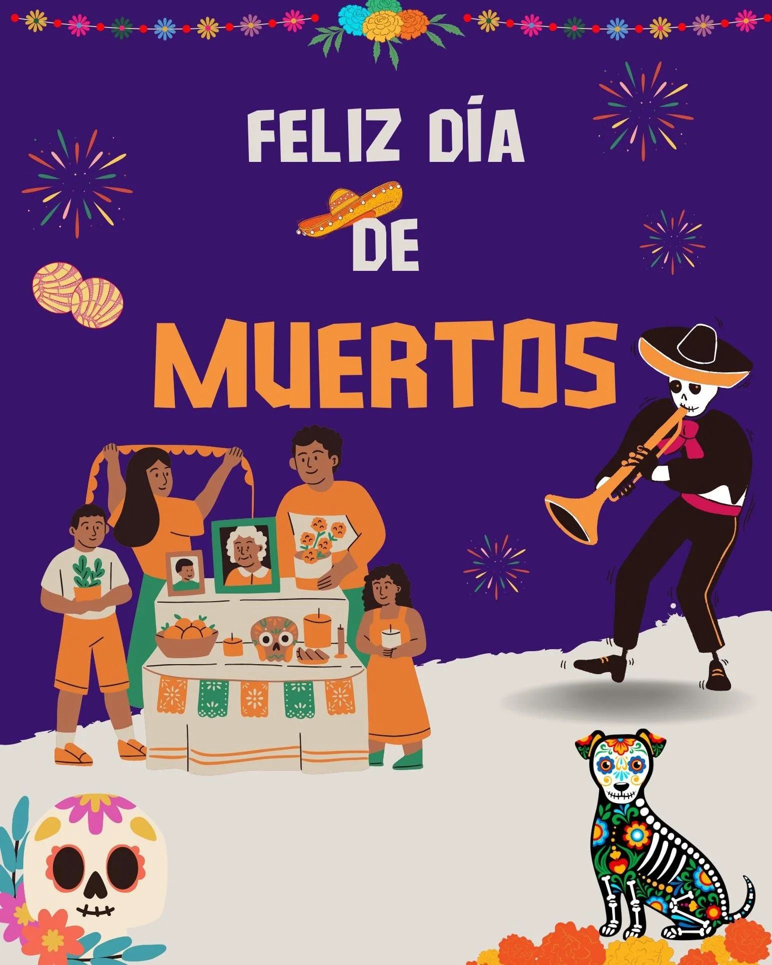 CARC wishes our community a Happy D&iacute;a de Muertos! 💀🌼
Recordamos y celebramos a quienes siempre vivir&aacute;n en nuestros corazones. 🕯️❤️

 #carcnj #carc_nj #D&iacute;aDeMuertos
