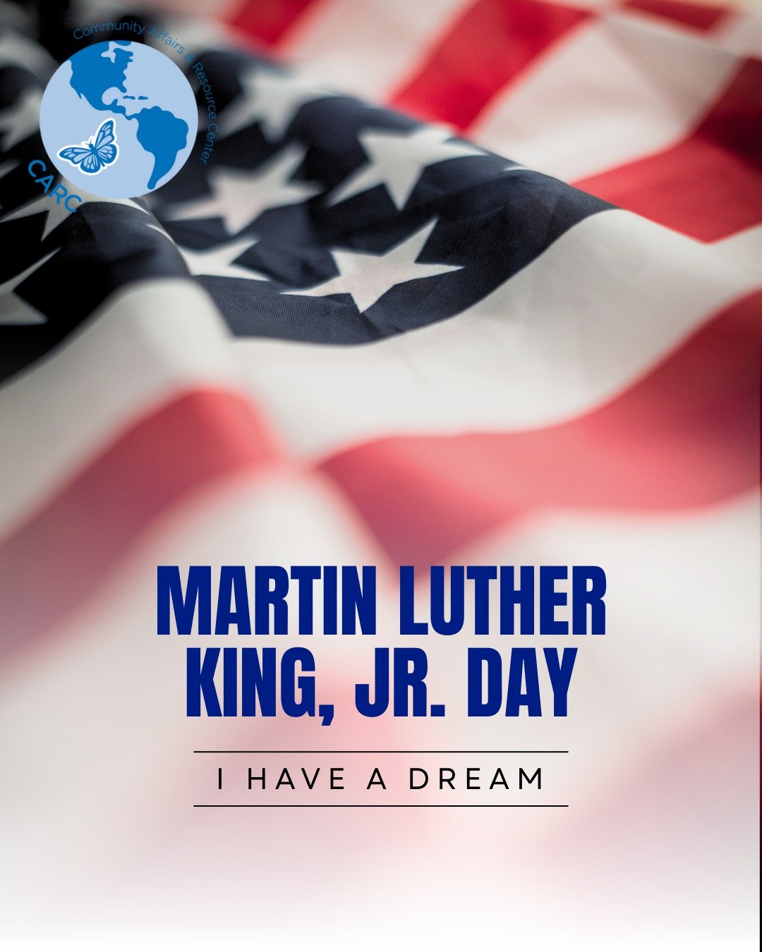 All CARC offices will be closed in observance of Martin Luther King Jr. Day 🇺🇸✊🏽
Monday, January 19, 2026
We will resume normal business hours on Tuesday, January 20, 2026.

Todas las oficinas de CARC estar&aacute;n cerradas en observancia del D&i