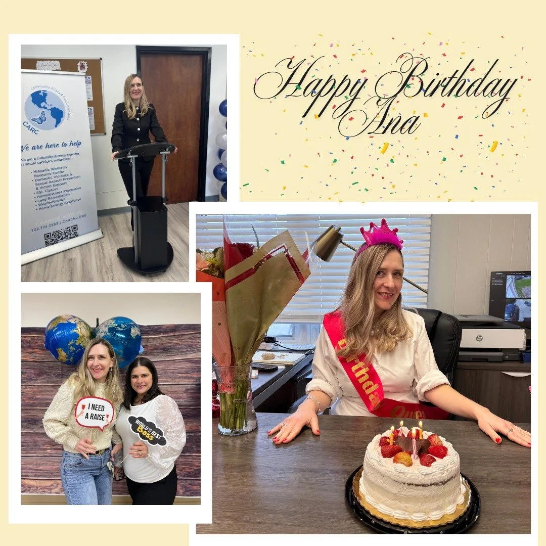 Happy Birthday Ana✨🥳
Our Director of DV/SV/HWRC 🎂☺
We wish you a wonderful day with family and friends ✨🥰

#happybirthday❤️ #carcnj #carc_nj