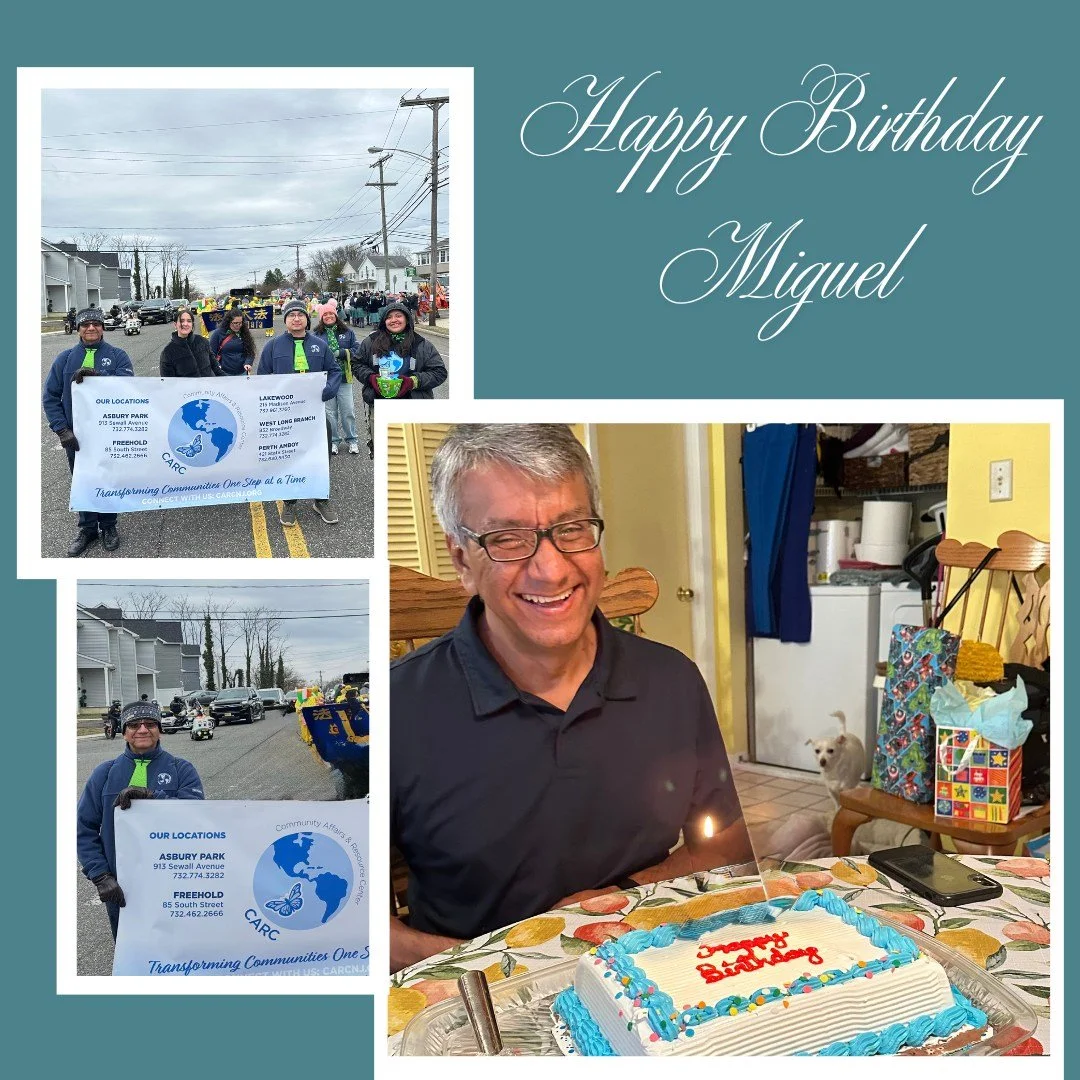 Happy Birthday to Miguel🎂🥳
Our Intake Specialist Home Energy❤☺
We hope you enjoy your day with friends and family🥰✨

#happybirthday #carcnj #carc_nj