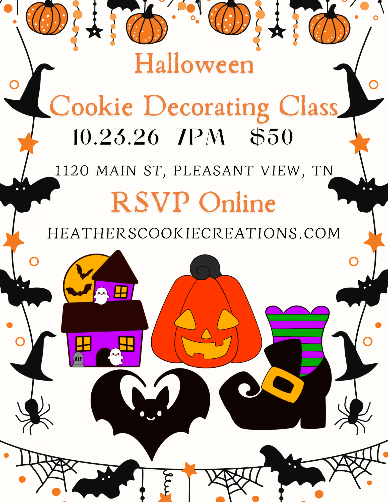 Purple and Yellow Spooky Halloween Party Flyer Invitation - 2.png