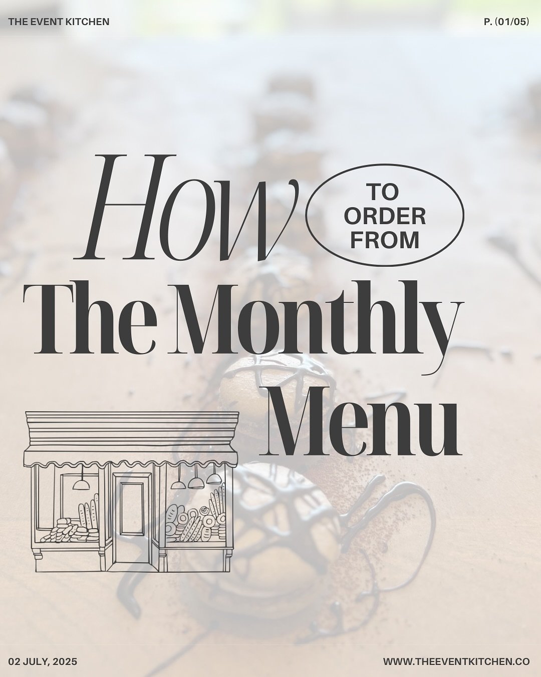 Ready to treat yourself or someone else to our signature sweets? 🎂🍪 Here&rsquo;s exactly how to order from The Event Kitchen&rsquo;s new monthly menu!! (Really quarterly but it doesn&rsquo;t sound as good LOL) 

👉 Swipe through to see our easy ste