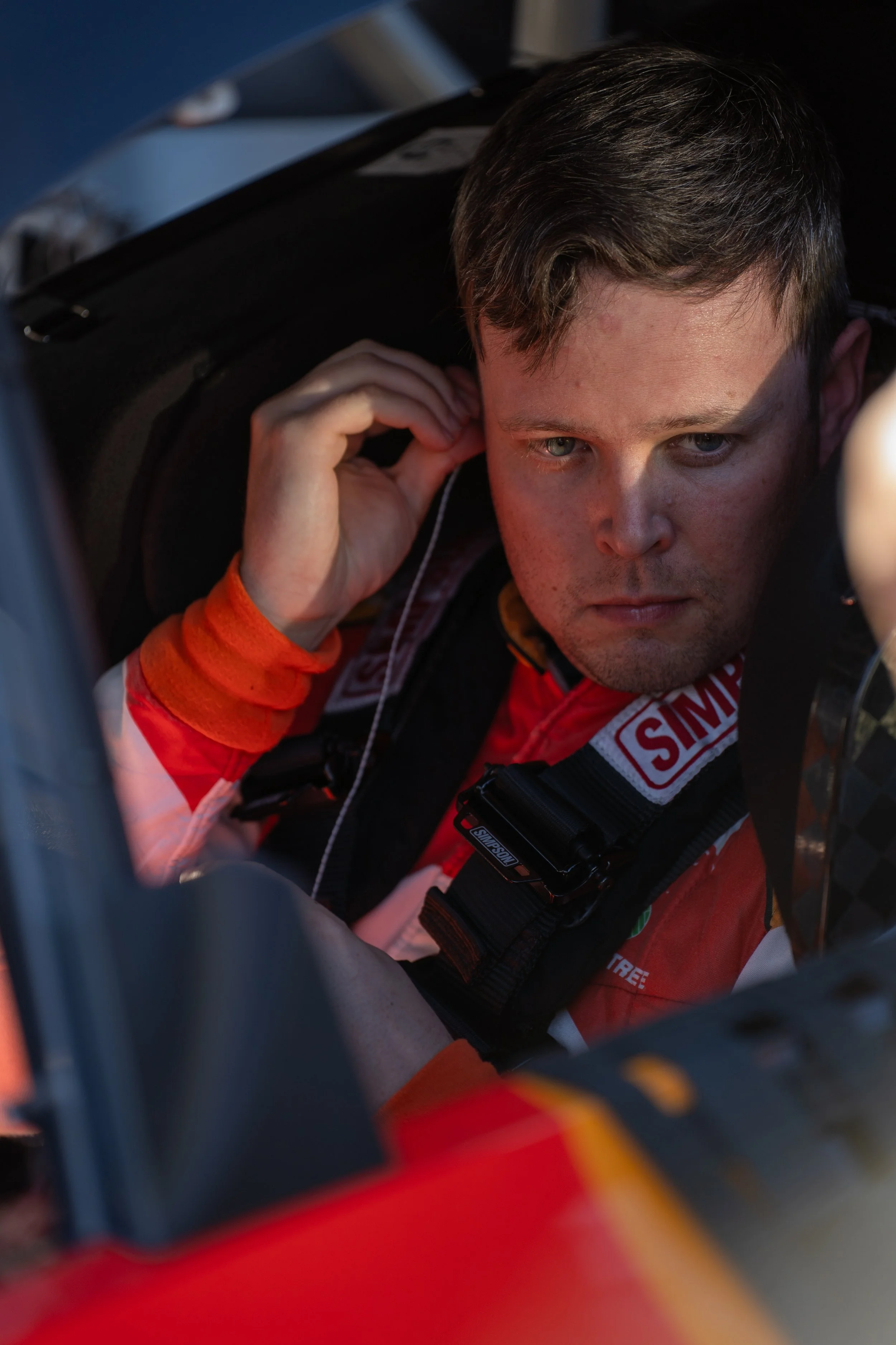 Erik Jones, driver of the no. 43 for LEGACY MOTORCLUB