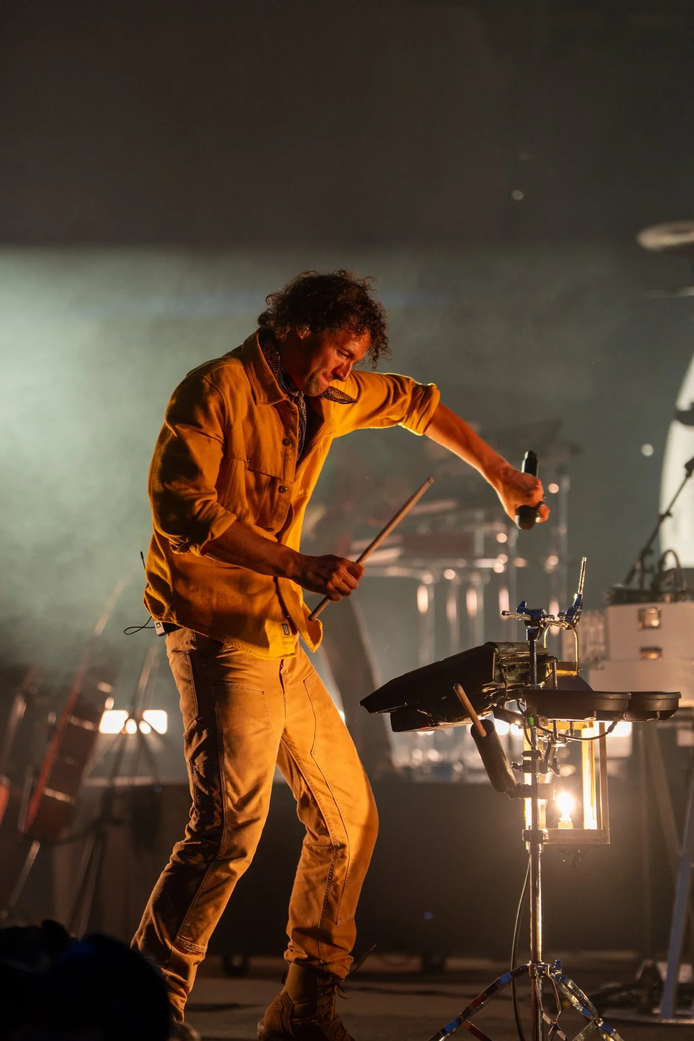 Luke Smallbone of for KING + COUNTRY at the 2026 Unity Christian Music Festival in Muskegon, MI