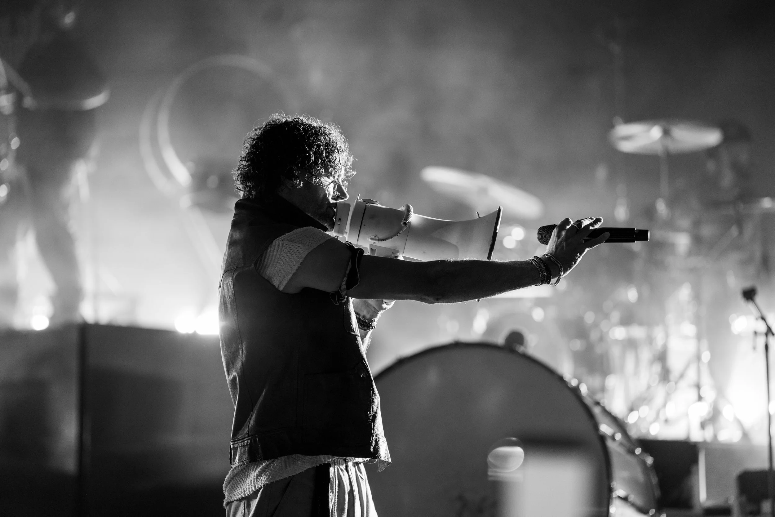 Joel Smallbone of for KING + COUNTRY on Thursday night at the 2026 Unity Christian Music Festival in Muskegon, MI.