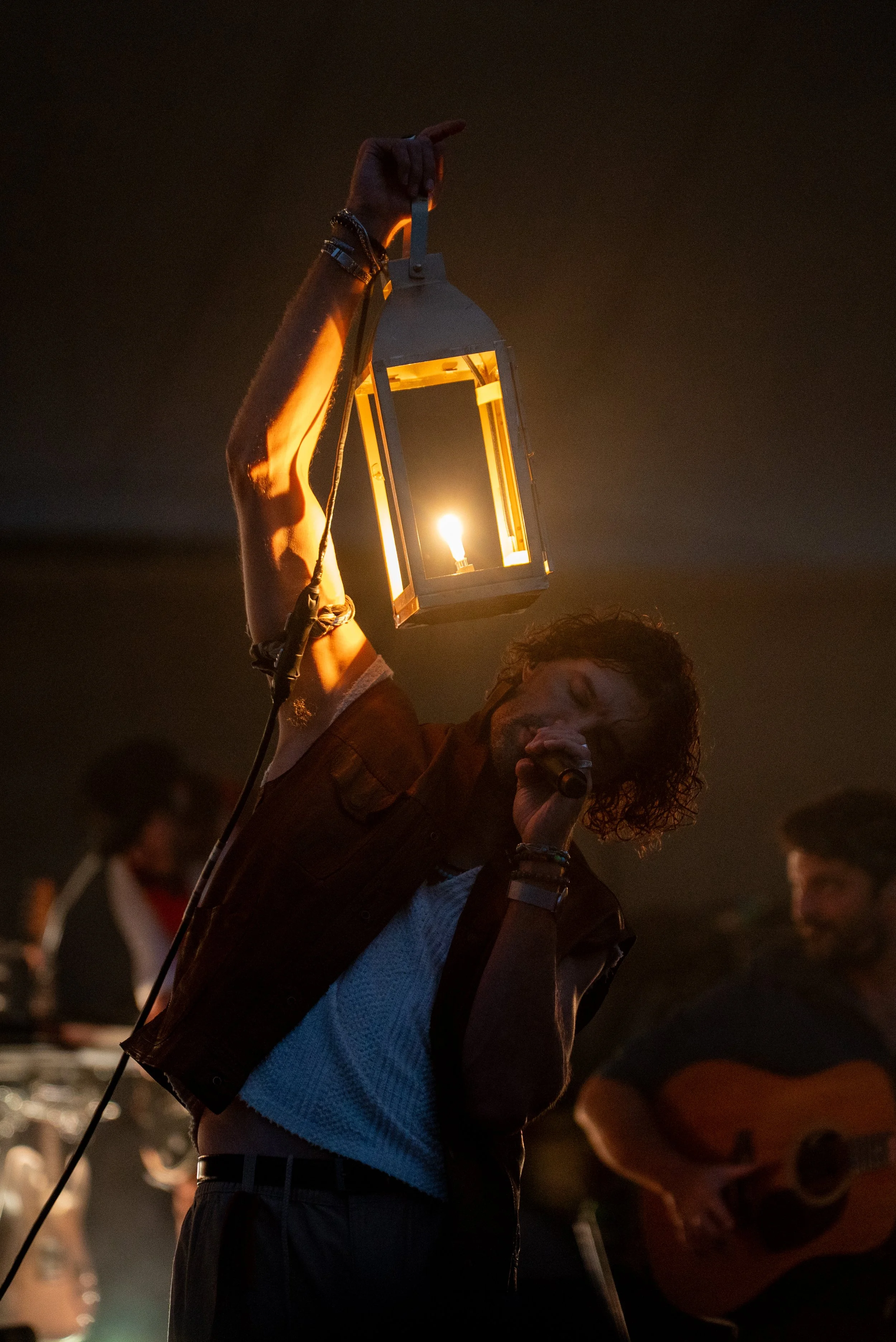 Joel Smallbone of for KING + COUNTRY on Thursday night at the 2026 Unity Christian Music Festival in Muskegon, MI.