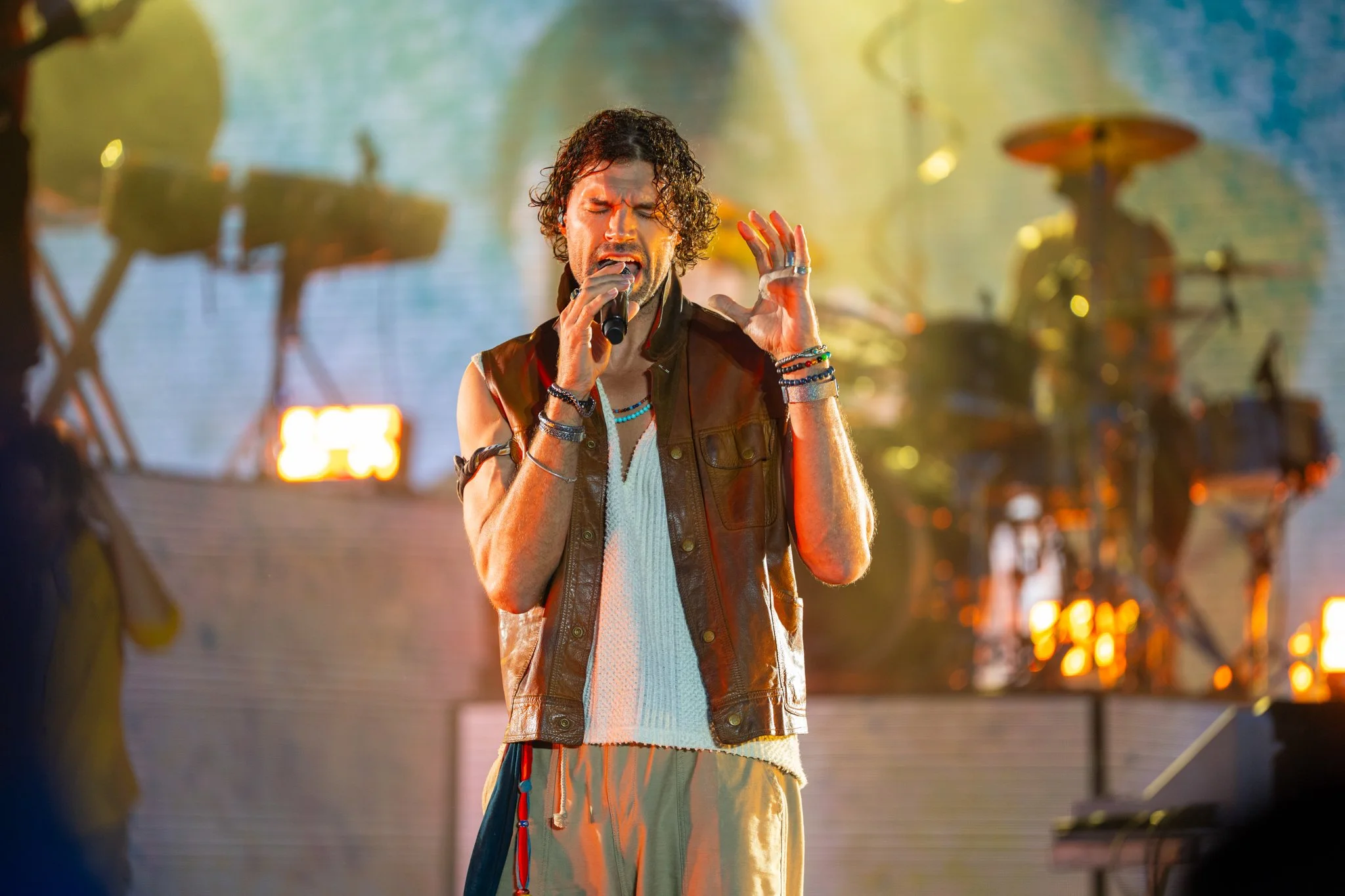 Joel Smallbone of for KING + COUNTRY at the 2026 Unity Christian Music Festival in Muskegon, MI