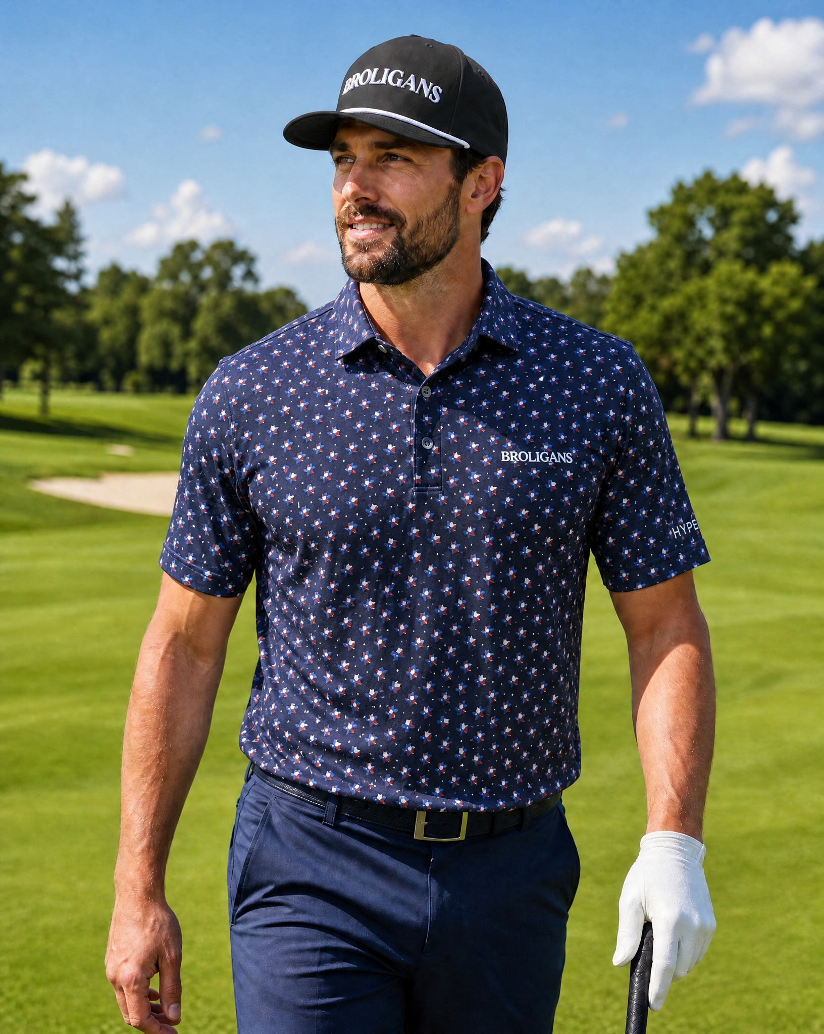 Navy Texas Polo