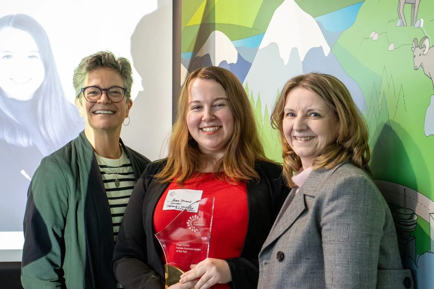 Honoured as Female Business Leader of the Year