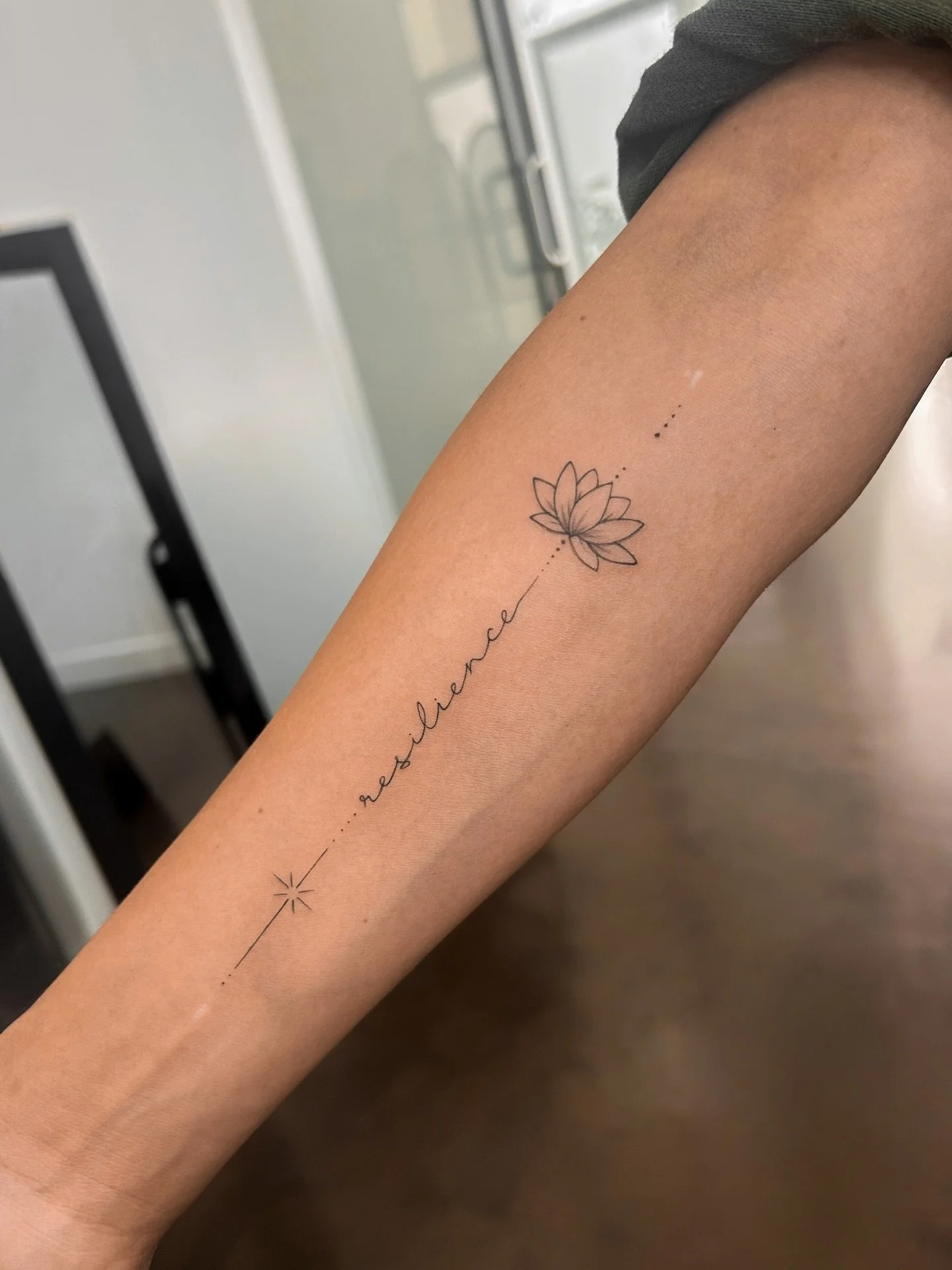 Resilience, the ability to adapt and grow from the challenges we face. This tattoo was my client&rsquo;s birthday gift to herself this year! 🪷

I&rsquo;m currently booking custom and flash tattoos for July-September! May and June are fully booked 🗓