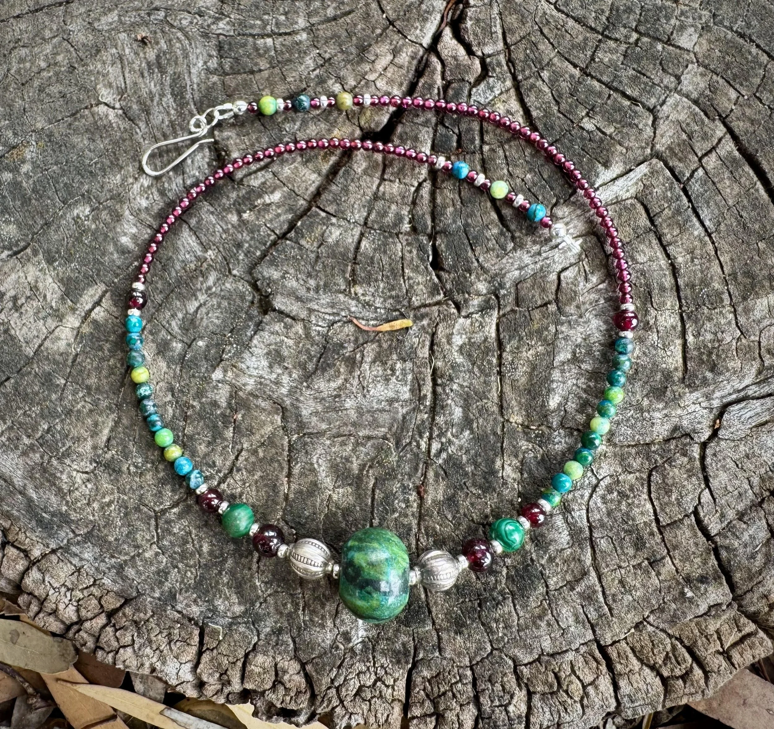 Green Heart Necklace