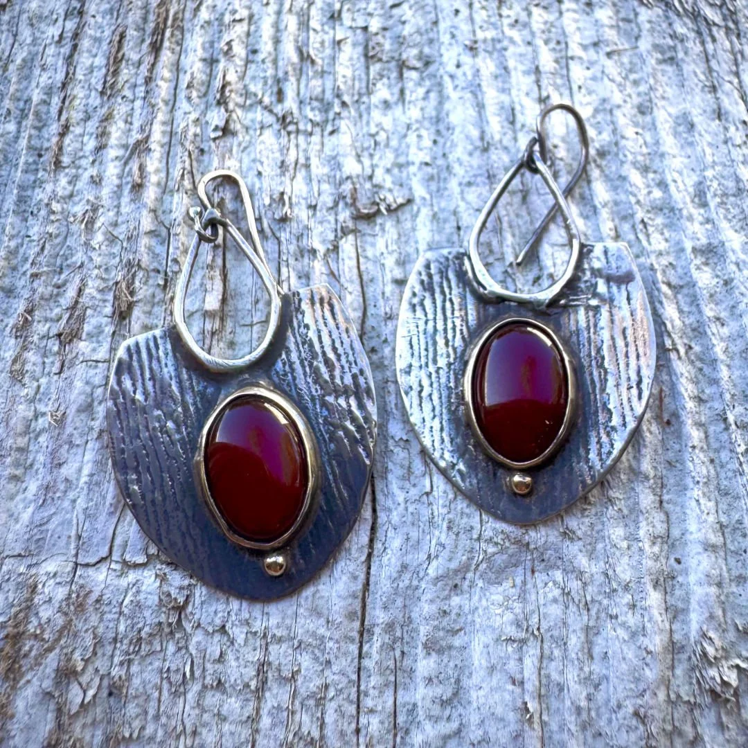 Sterling-Silver-9ct-Gold-Carenelian-Cabochon-Earrings.jpg