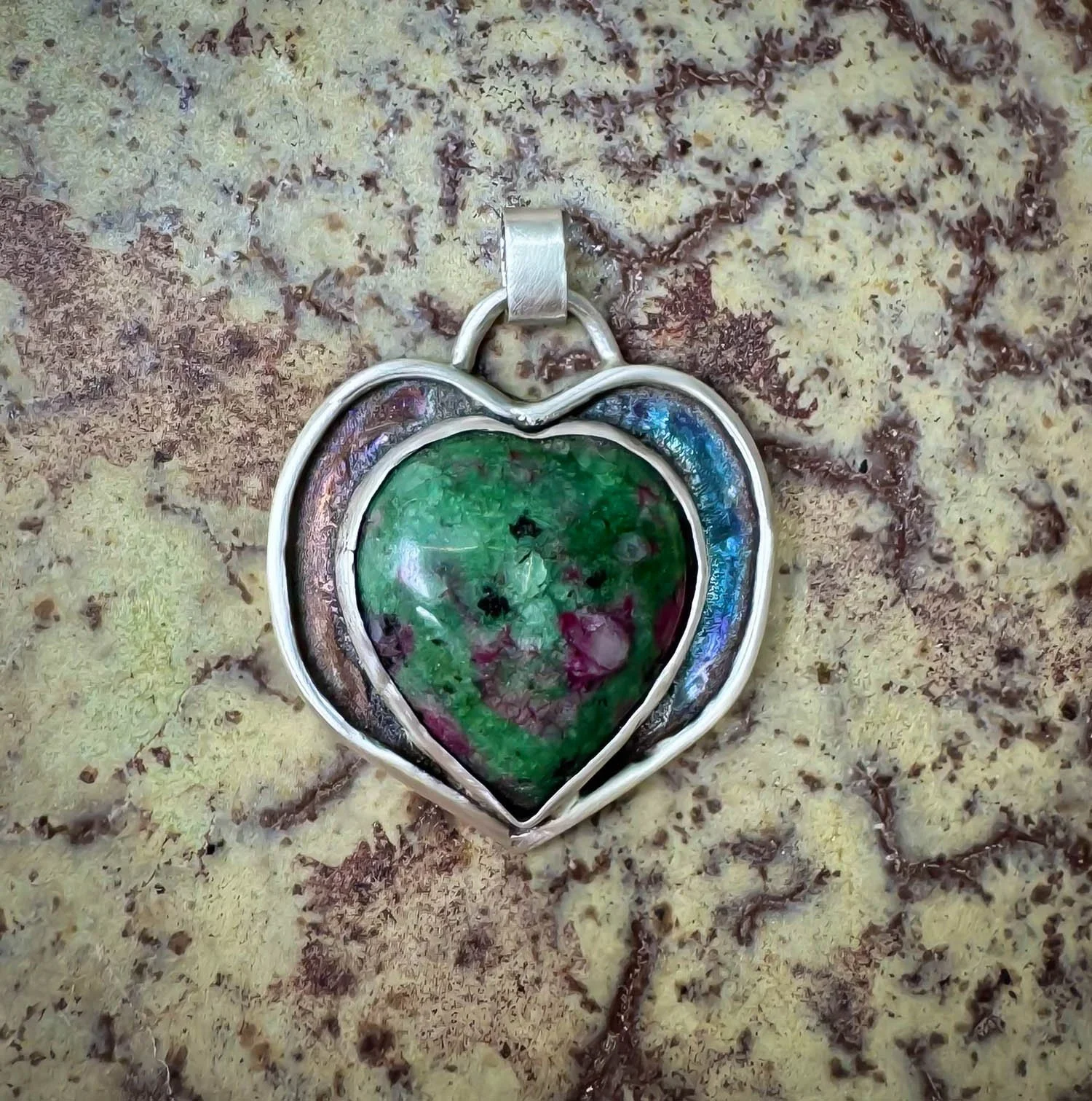Ruby Heart Pendant