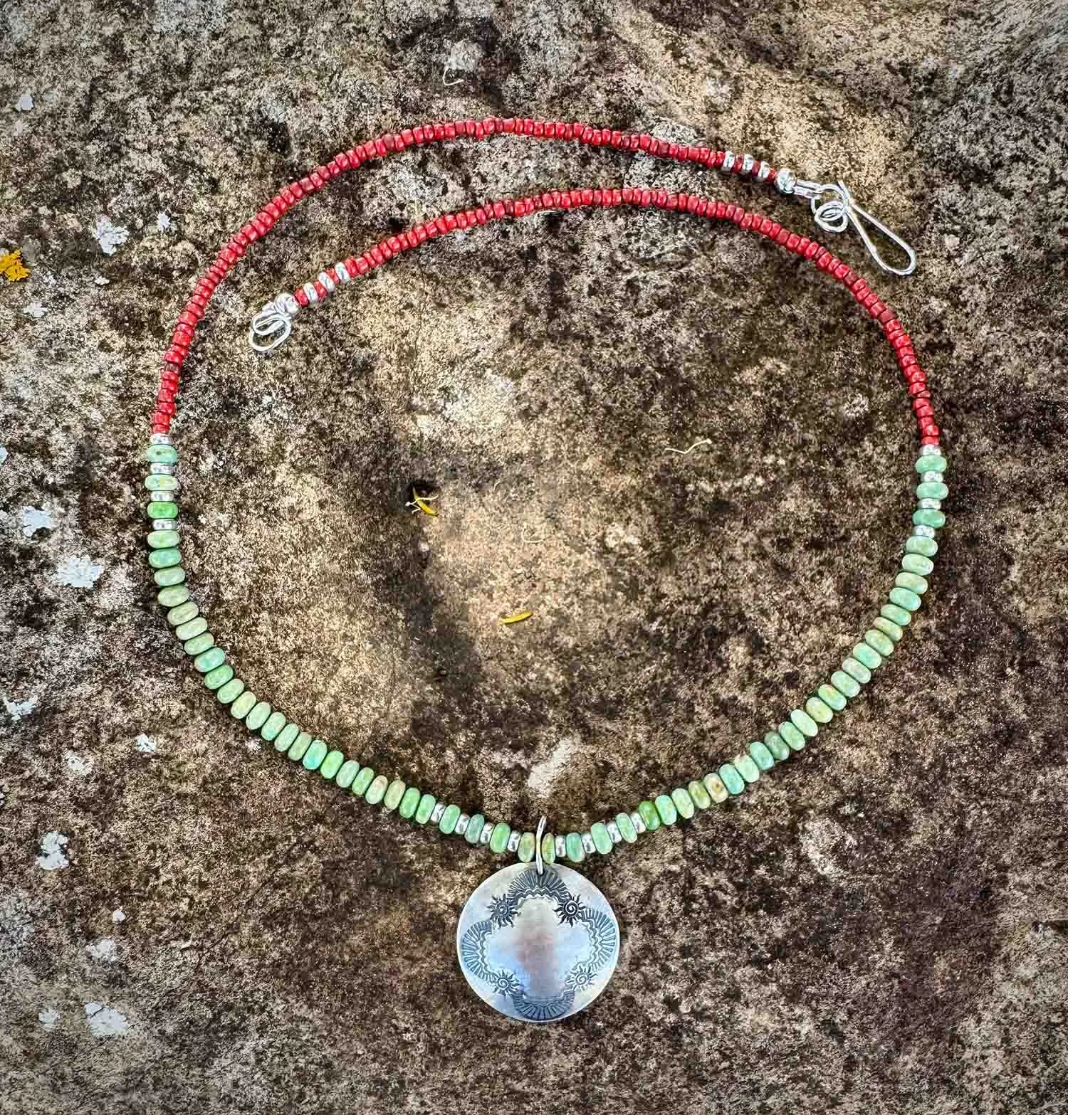 Fine-Silver-Geometric-Sun-Round-Pendant-Turquoise-Red-Java-Glass-Beads-Necklace-2-Small.jpg