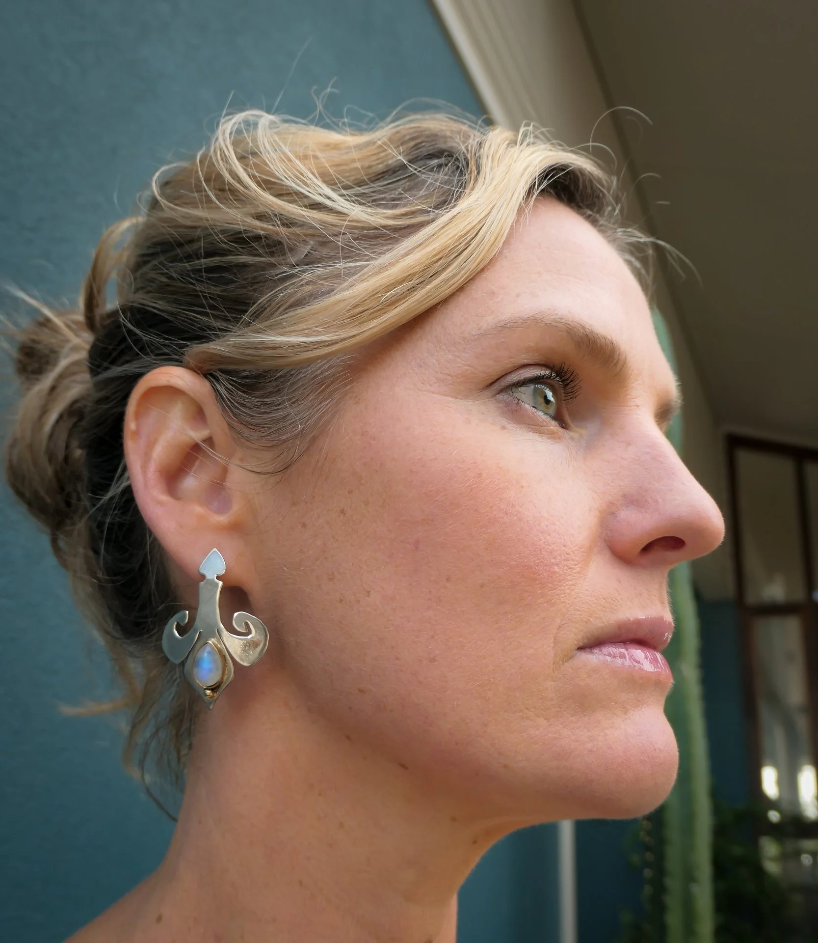 Fleur-De-Lys-Moonstone-Sterling-Silver-9ct-Gold-Earrings-2.jpg