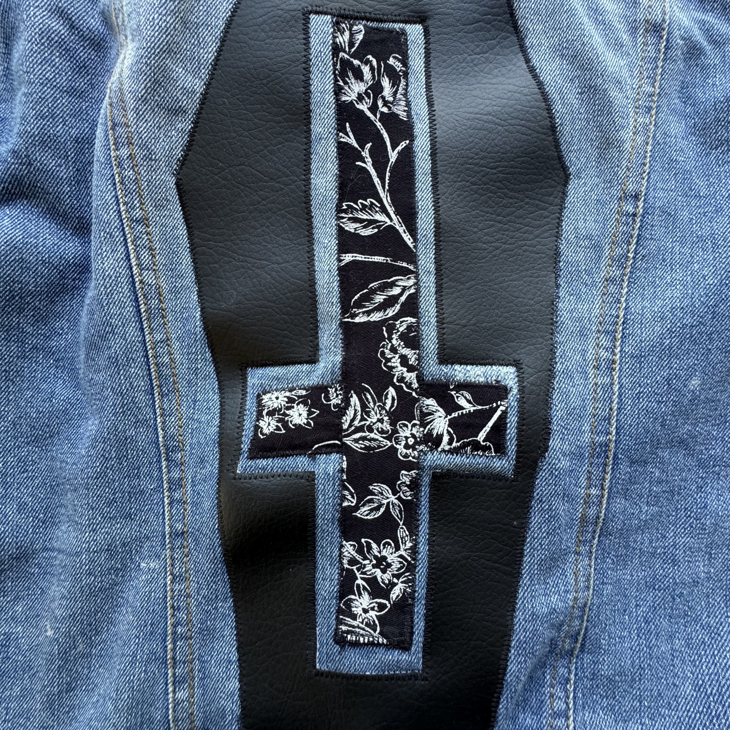 Jean Jacket with Back Patch
