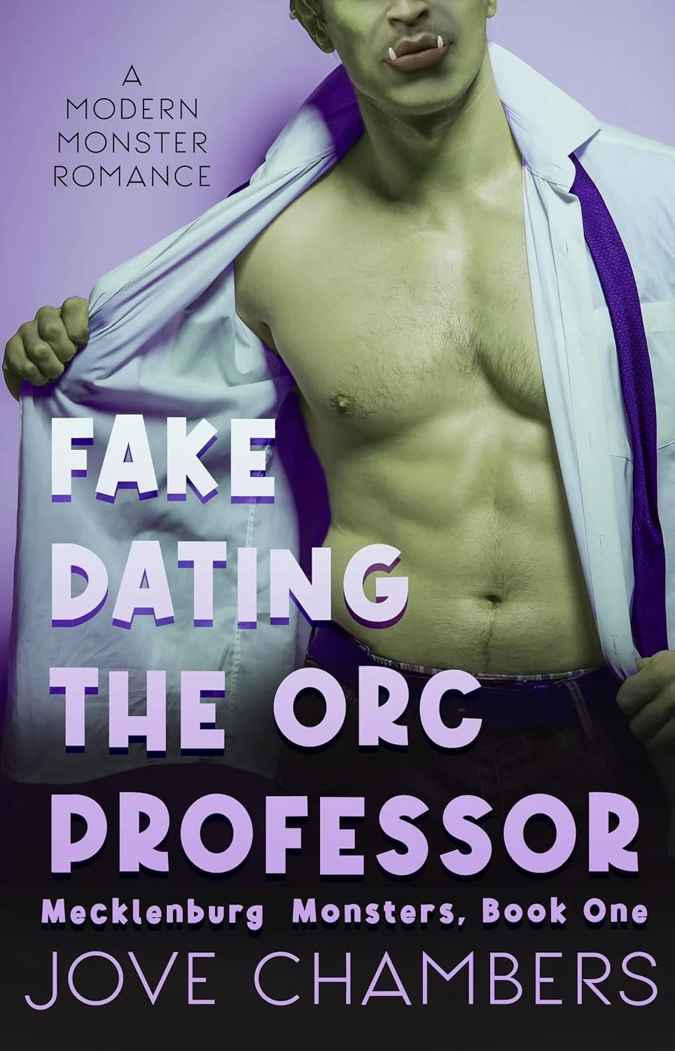 fake dating the orc professor cover
