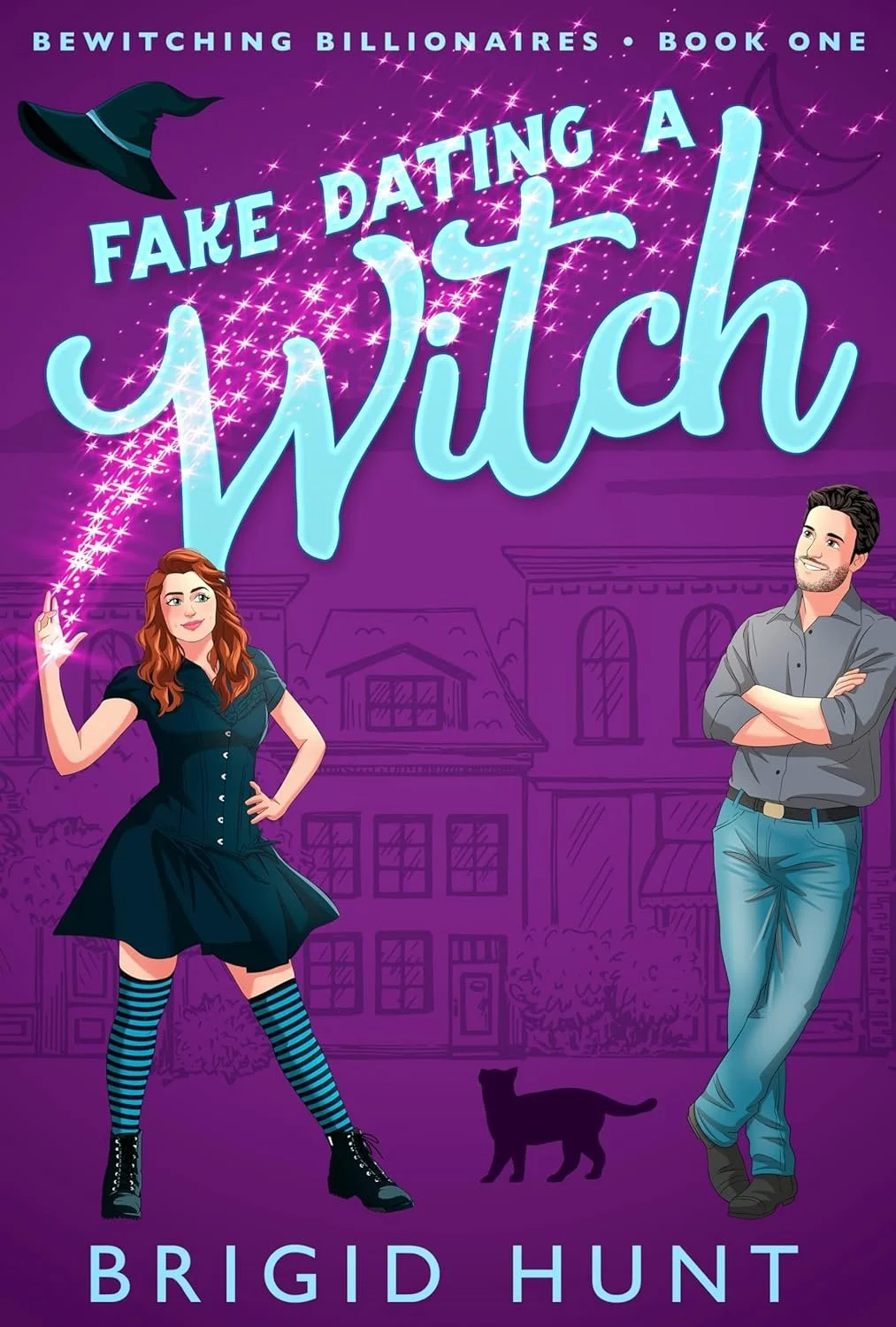 fake dating a witch cover
