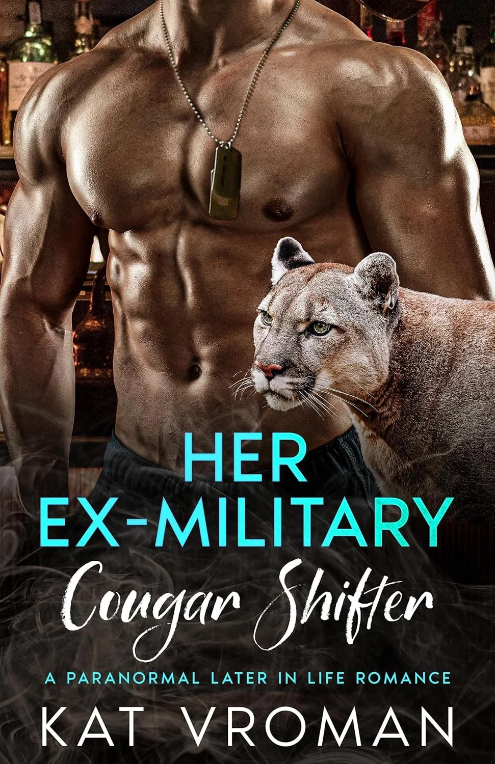 her ex-military cougar shifter by kat vroman cover