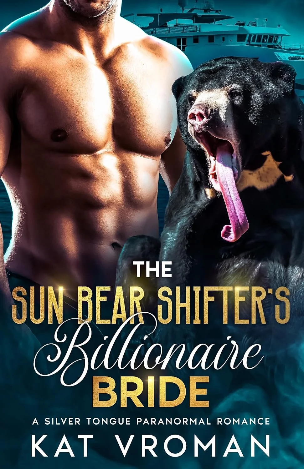 the sun bear shifter's billionaire bride by kat vroman cover