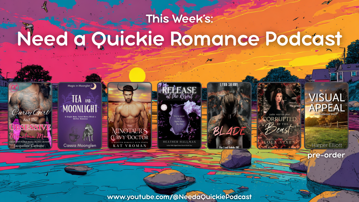 popart sunset and icean background, romance ebooks from need a quickie podcast