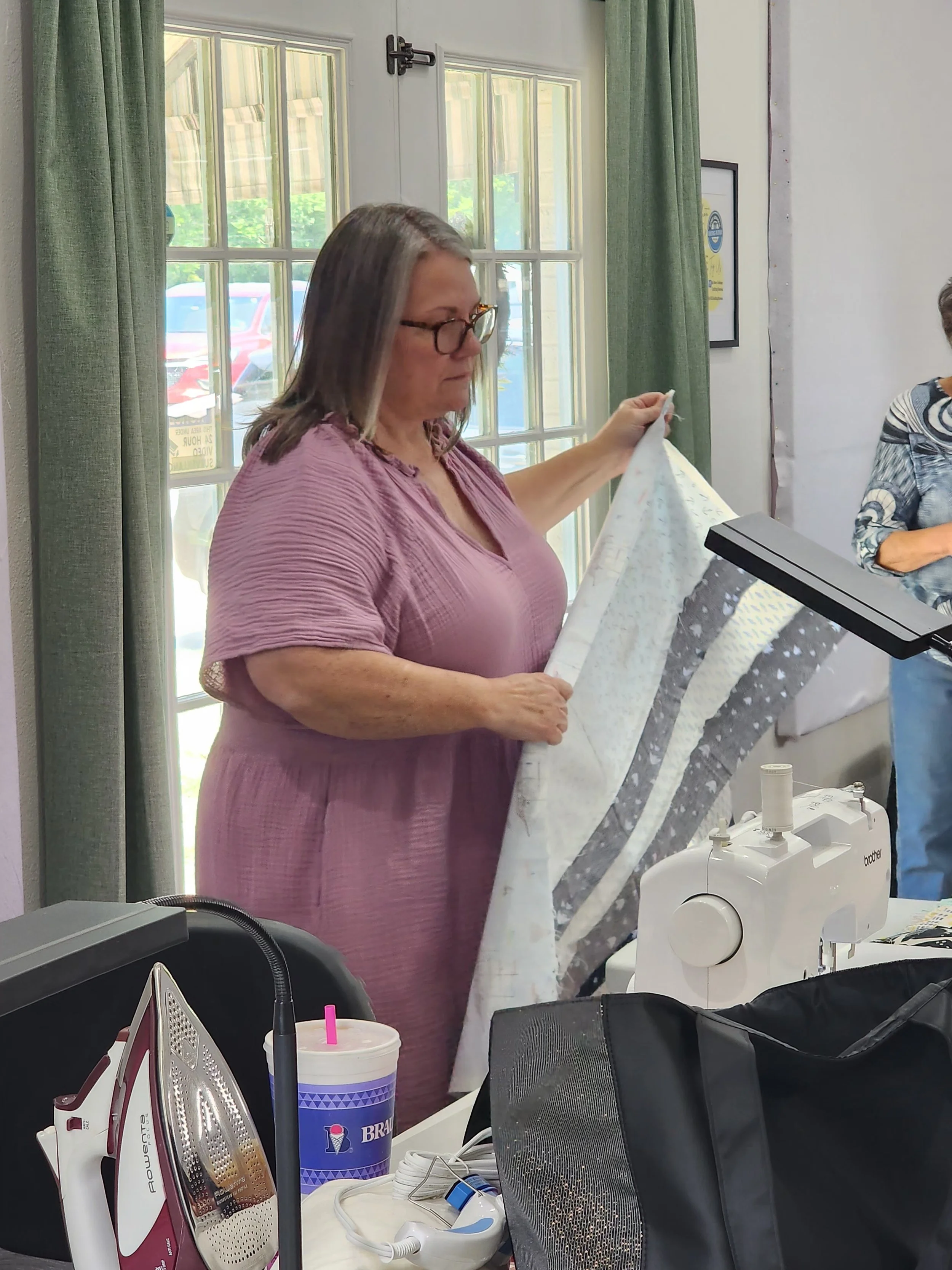 Jana sewing