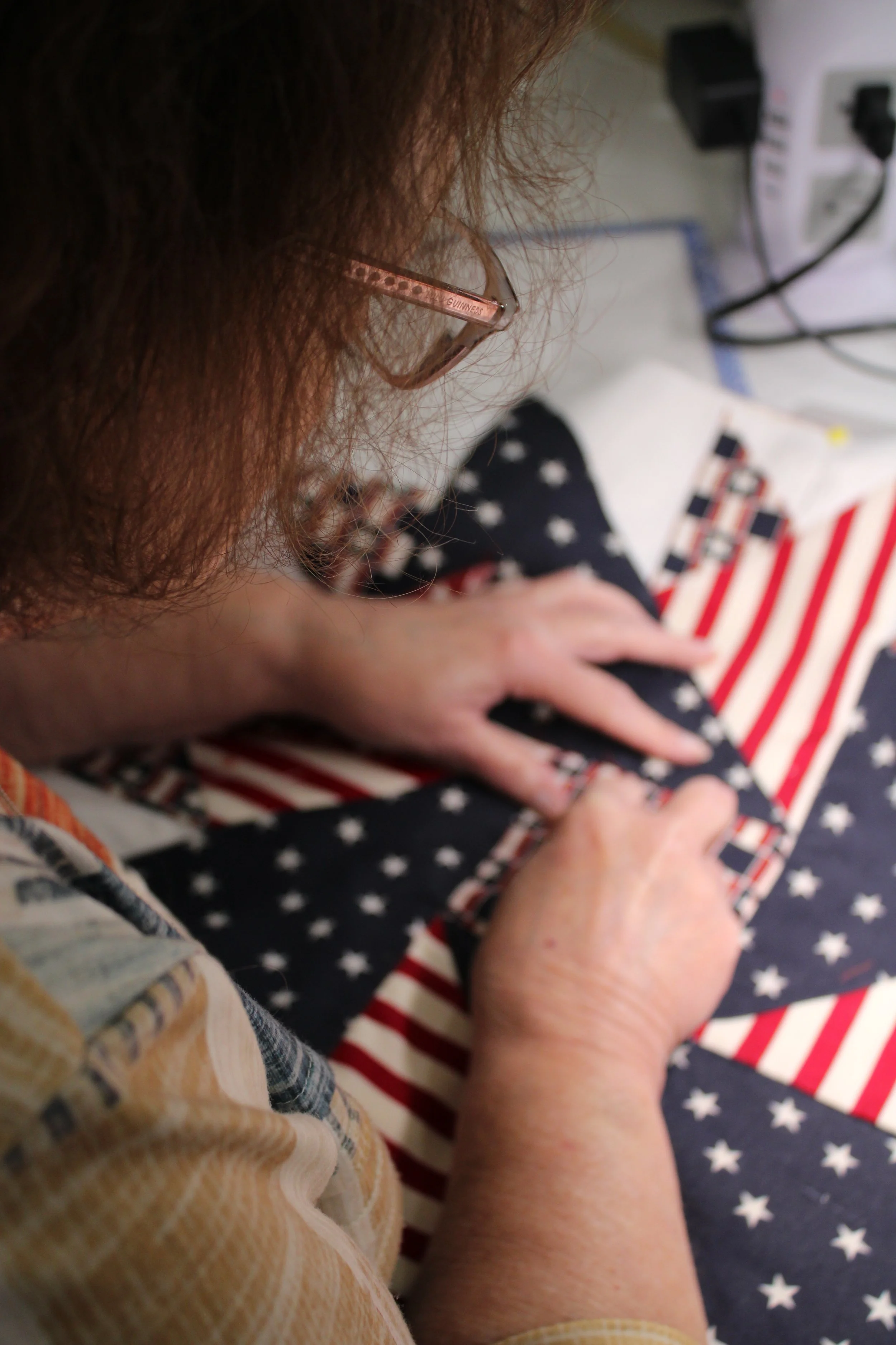 Emma sewing