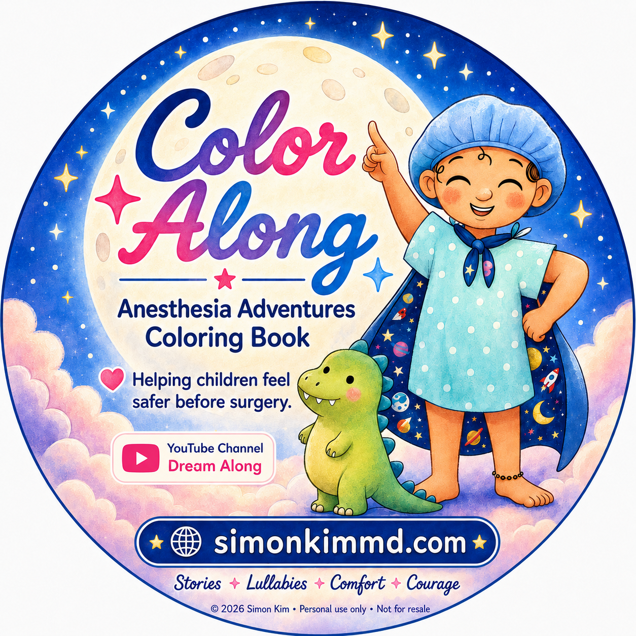 Color Along: Anesthesia Adventures